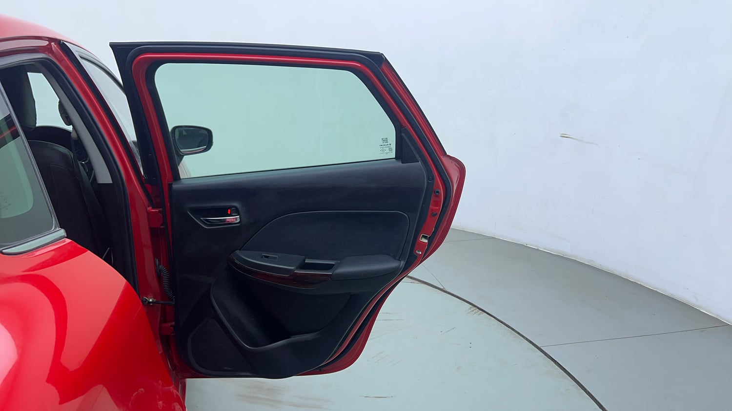 Used 2017 Maruti Suzuki Baleno Zeta 1.2 AT Petrol Automatic interior RIGHT REAR DOOR OPEN VIEW
