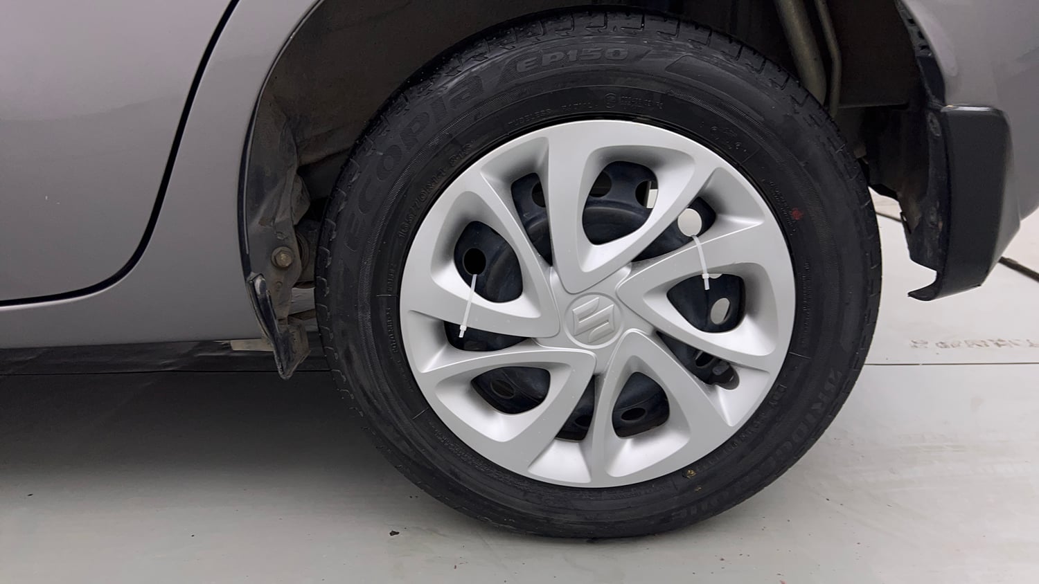 Used 2022 Maruti Suzuki Celerio ZXi Petrol Manual tyres LEFT REAR TYRE RIM VIEW