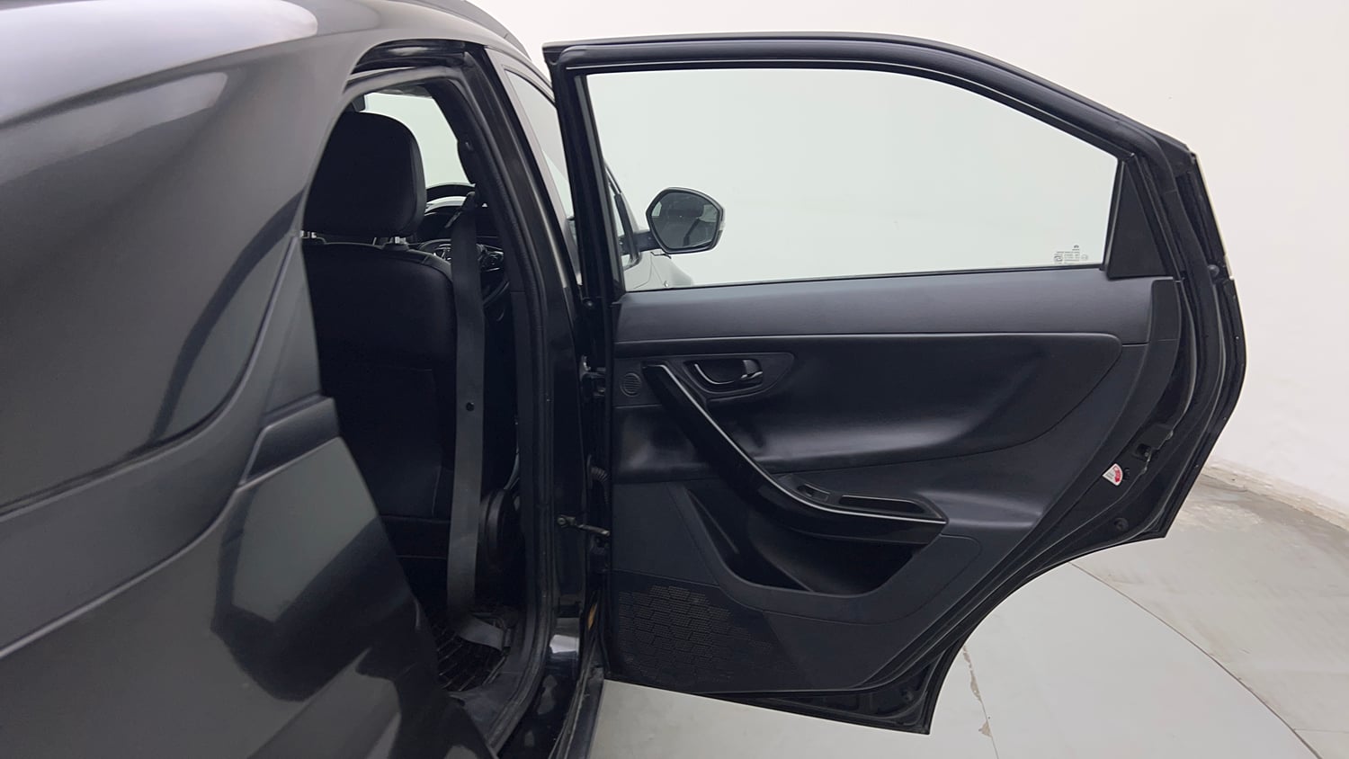 Used 2023 Tata Nexon XZ Plus (S) Dark Edition Petrol Manual interior RIGHT REAR DOOR OPEN VIEW