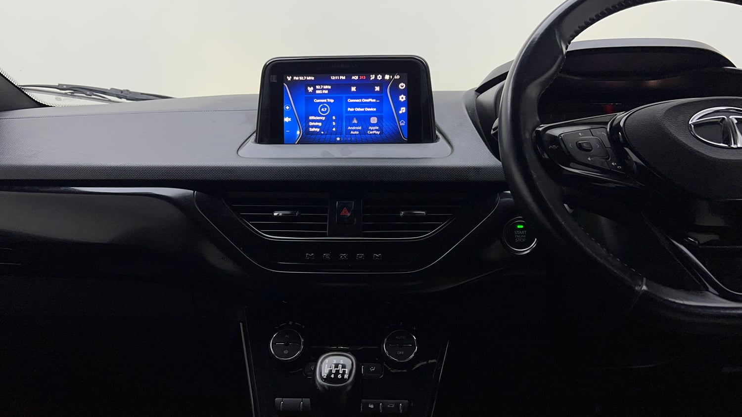 Used 2023 Tata Nexon XZ Plus (S) Dark Edition Petrol Manual interior MUSIC SYSTEM & AC CONTROL VIEW