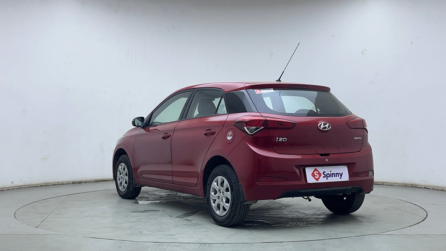 Used 2017 Hyundai Elite i20 Sportz 1.2 Petrol Manual exterior LEFT REAR CORNER VIEW