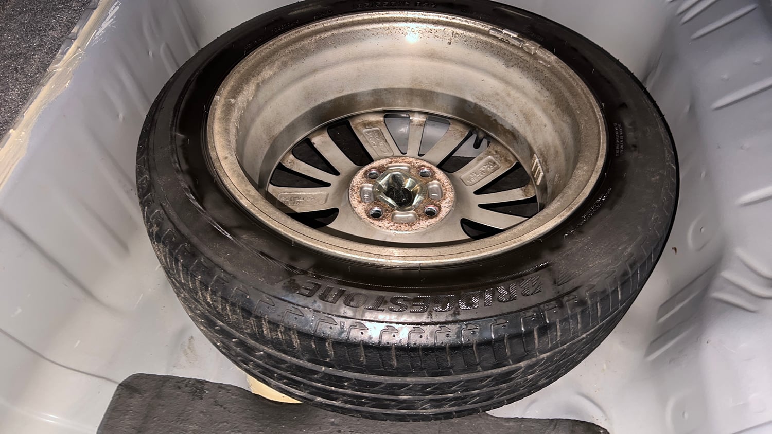 Used 2021 Honda City ZX CVT Petrol Petrol Automatic tyres SPARE TYRE VIEW