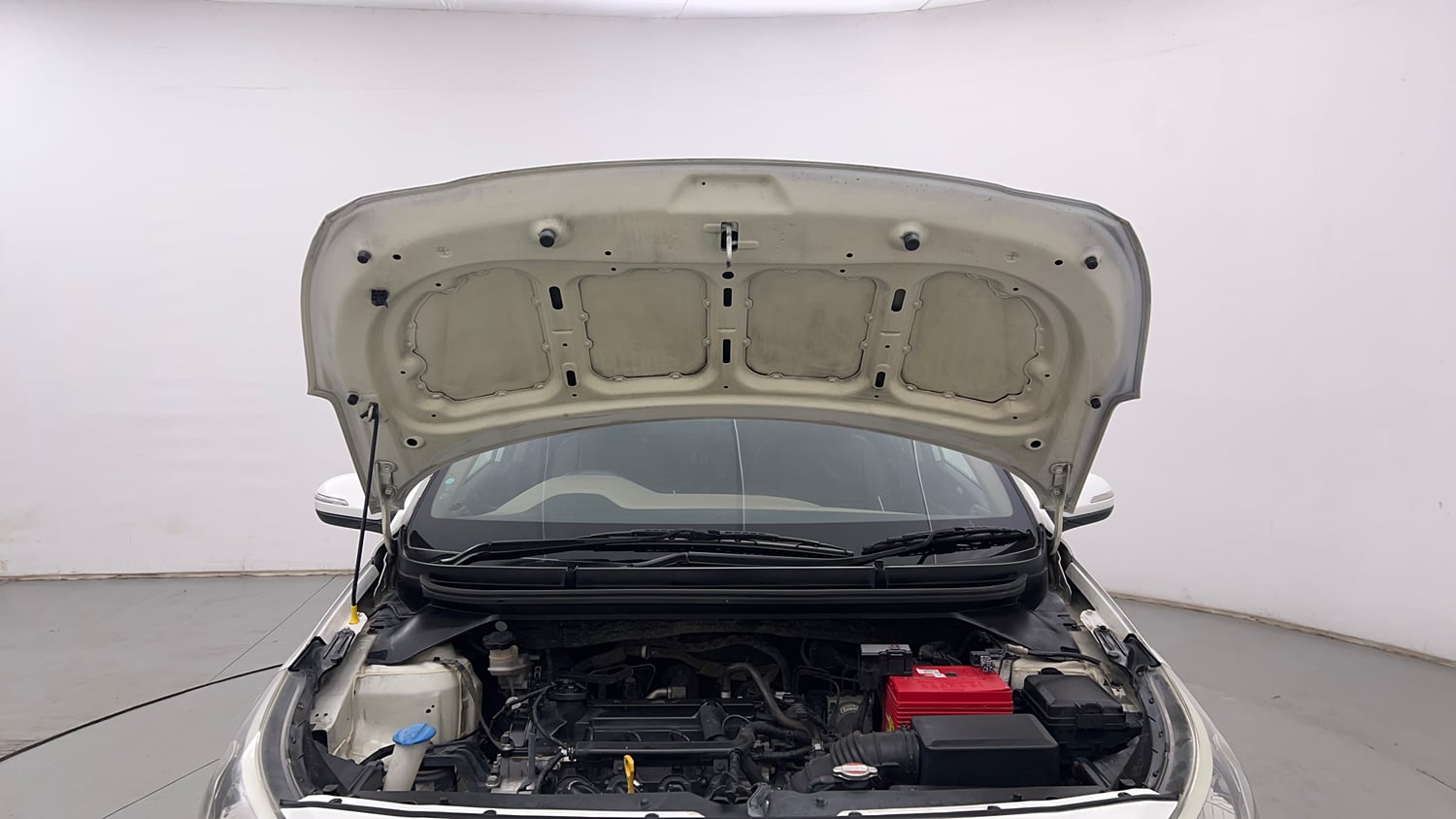 Used 2015 Hyundai Elite i20 Sportz 1.2 Petrol Manual engine ENGINE & BONNET OPEN FRONT VIEW