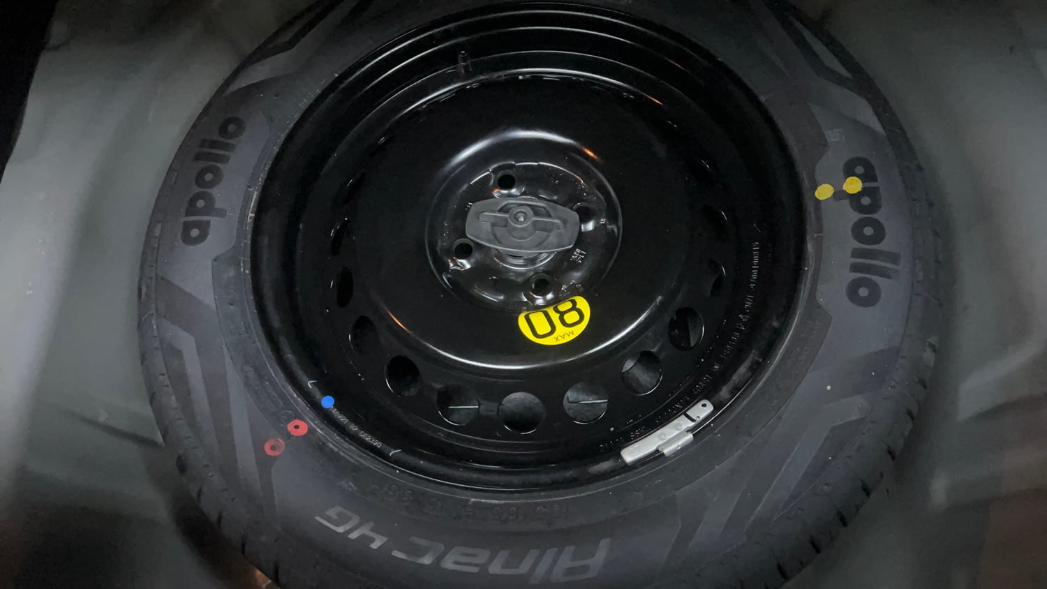 Used 2022 Maruti Suzuki Baleno Alpha MT Petrol Manual tyres SPARE TYRE VIEW