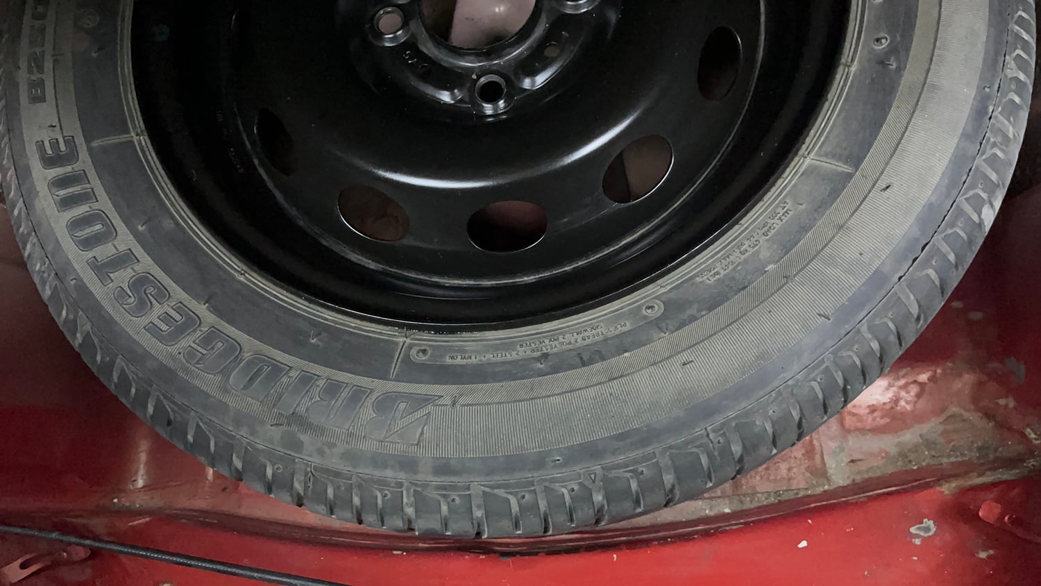 Used 2020 Tata Tiago XZ Plus Dual Tone Petrol Manual tyres SPARE TYRE VIEW