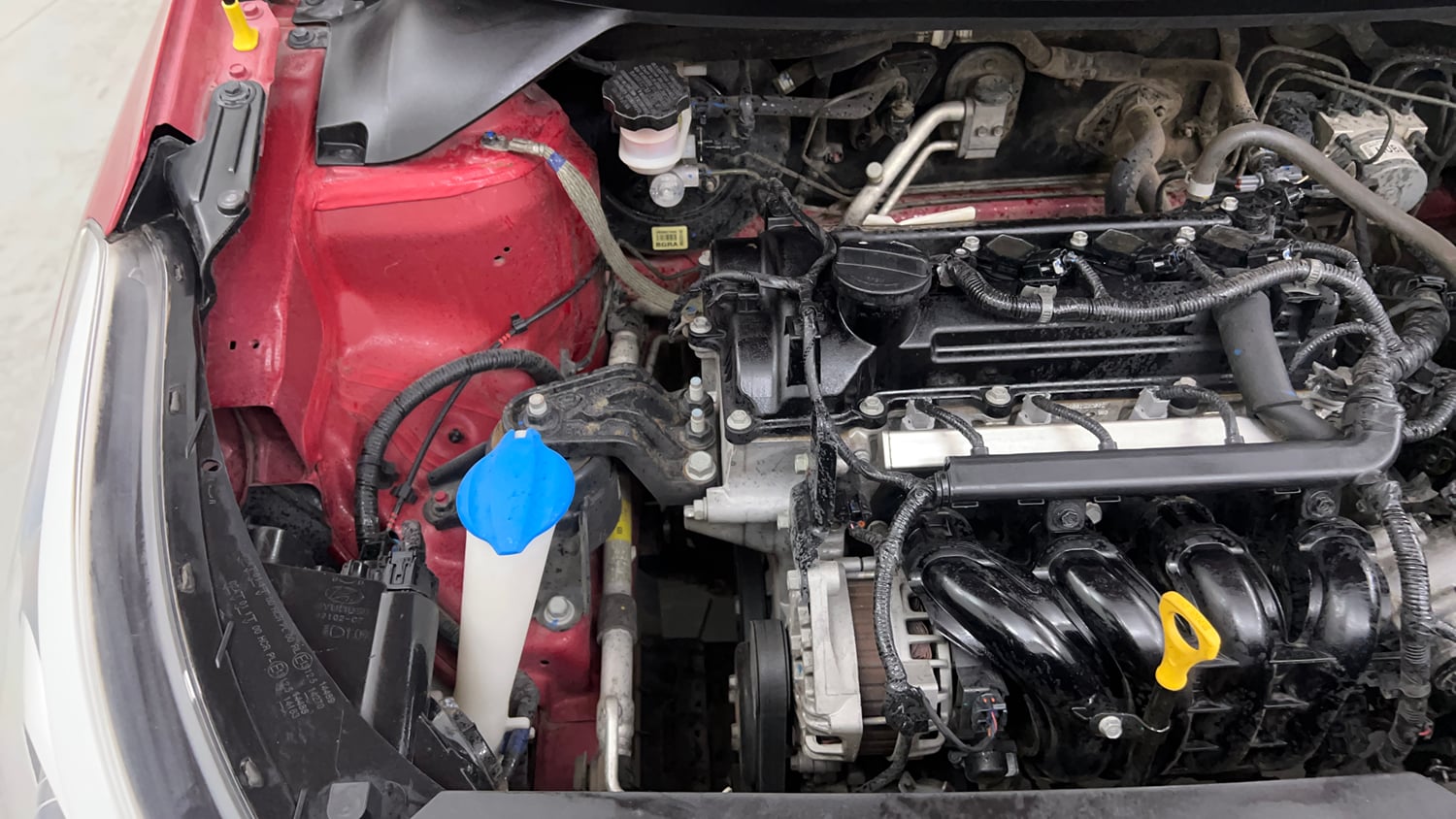 Used 2018 Hyundai Elite i20 Asta 1.2 (O) Petrol Manual engine ENGINE RIGHT SIDE VIEW