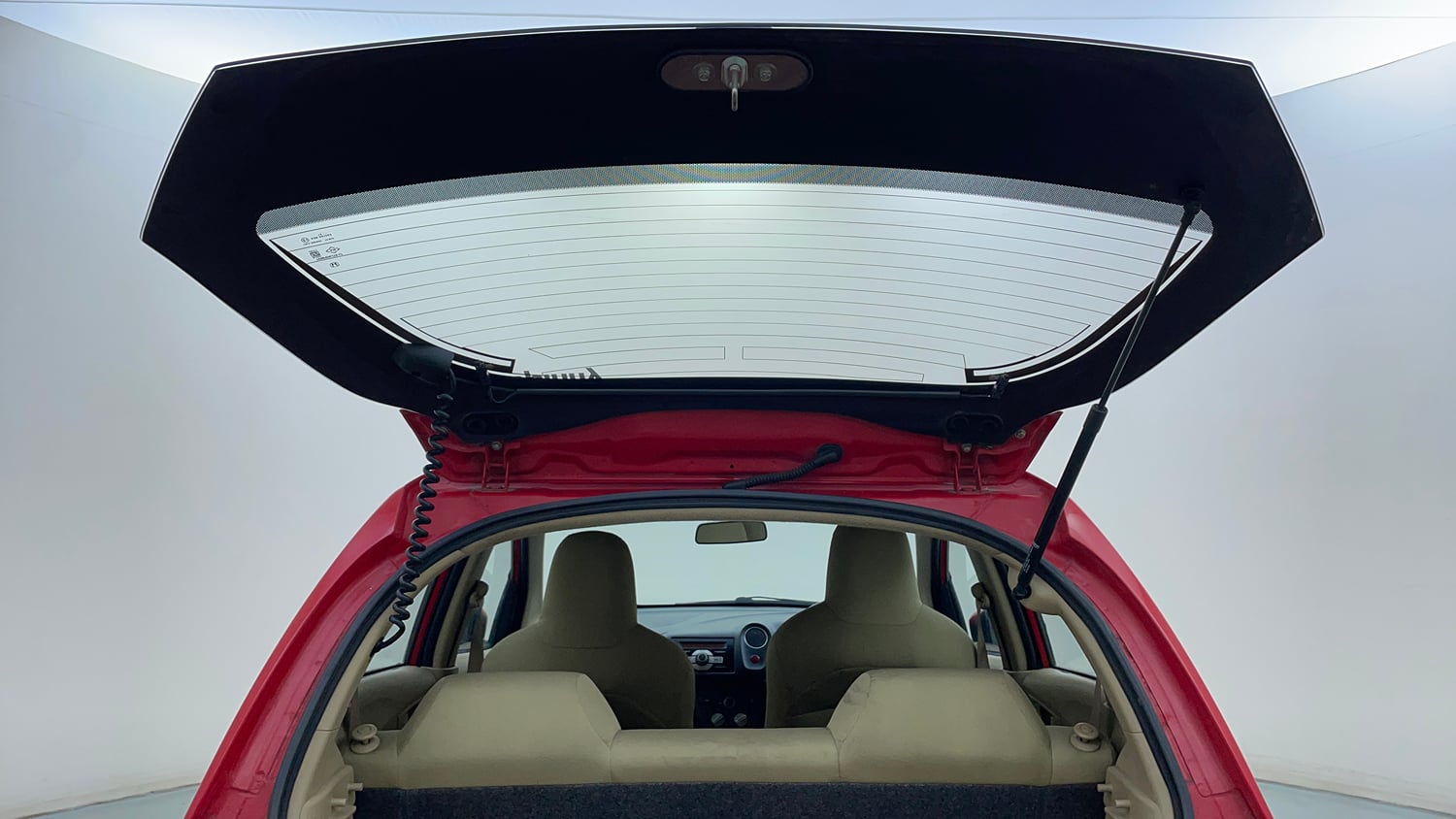 Used 2014 Honda Brio S MT Petrol Manual interior DICKY DOOR OPEN VIEW