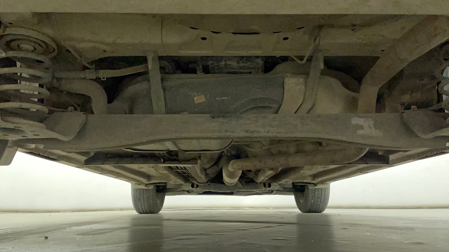 Used 2019 Kia Seltos GTX Plus 1.4 Petrol Manual extra REAR UNDERBODY VIEW (TAKEN FROM REAR)