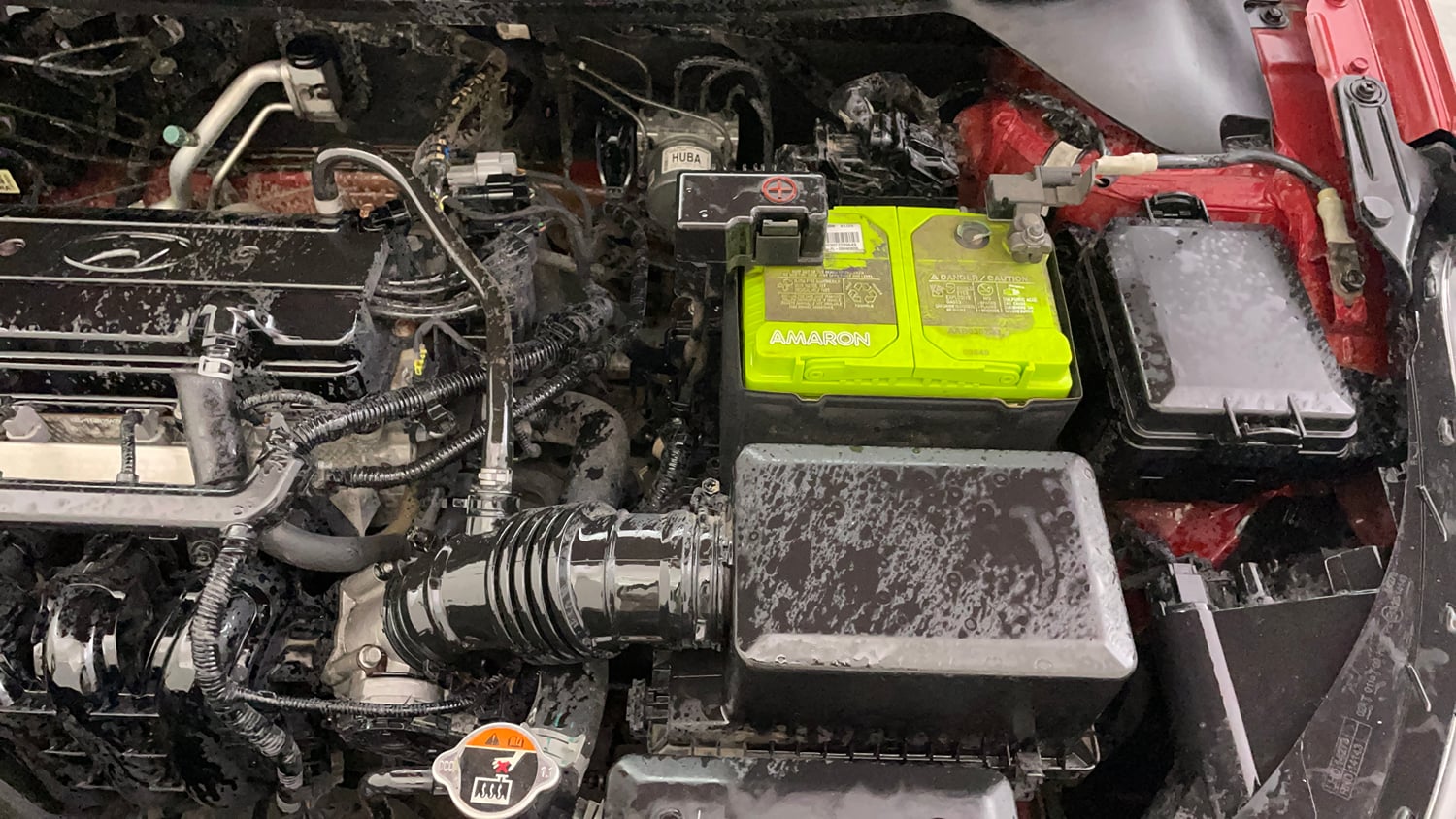 Used 2016 Hyundai Elite i20 Sportz 1.2 Petrol Manual engine ENGINE LEFT SIDE VIEW