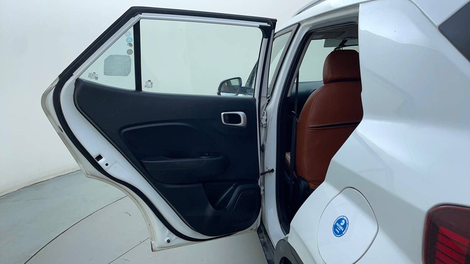 Used 2021 Hyundai Venue SX Plus 1.0 Turbo DCT Petrol Automatic interior LEFT REAR DOOR OPEN VIEW