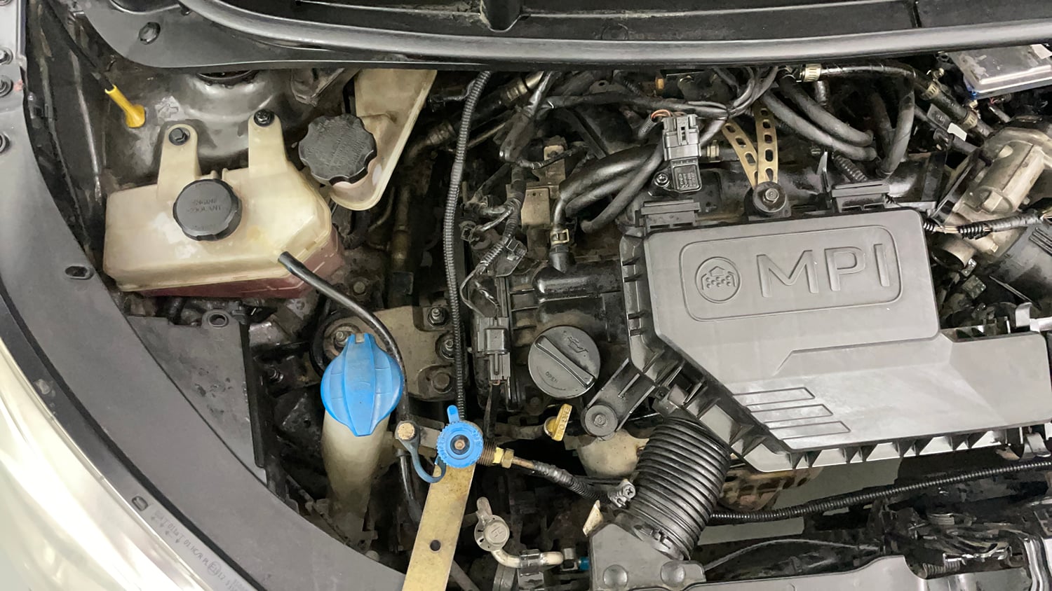 Used 2019 Hyundai Santro Sportz Petrol+CNG (Outside Fitted) Cng Manual engine ENGINE RIGHT SIDE VIEW