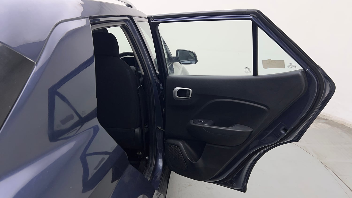 Used 2019 Hyundai Venue SX Plus 1.0 Turbo DCT Petrol Automatic interior RIGHT REAR DOOR OPEN VIEW