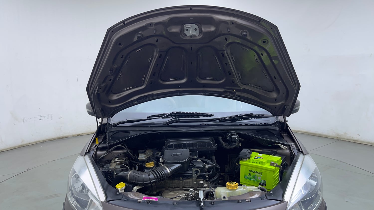 Used 2018 Tata Tiago Revotron XZ Petrol Manual engine ENGINE & BONNET OPEN FRONT VIEW