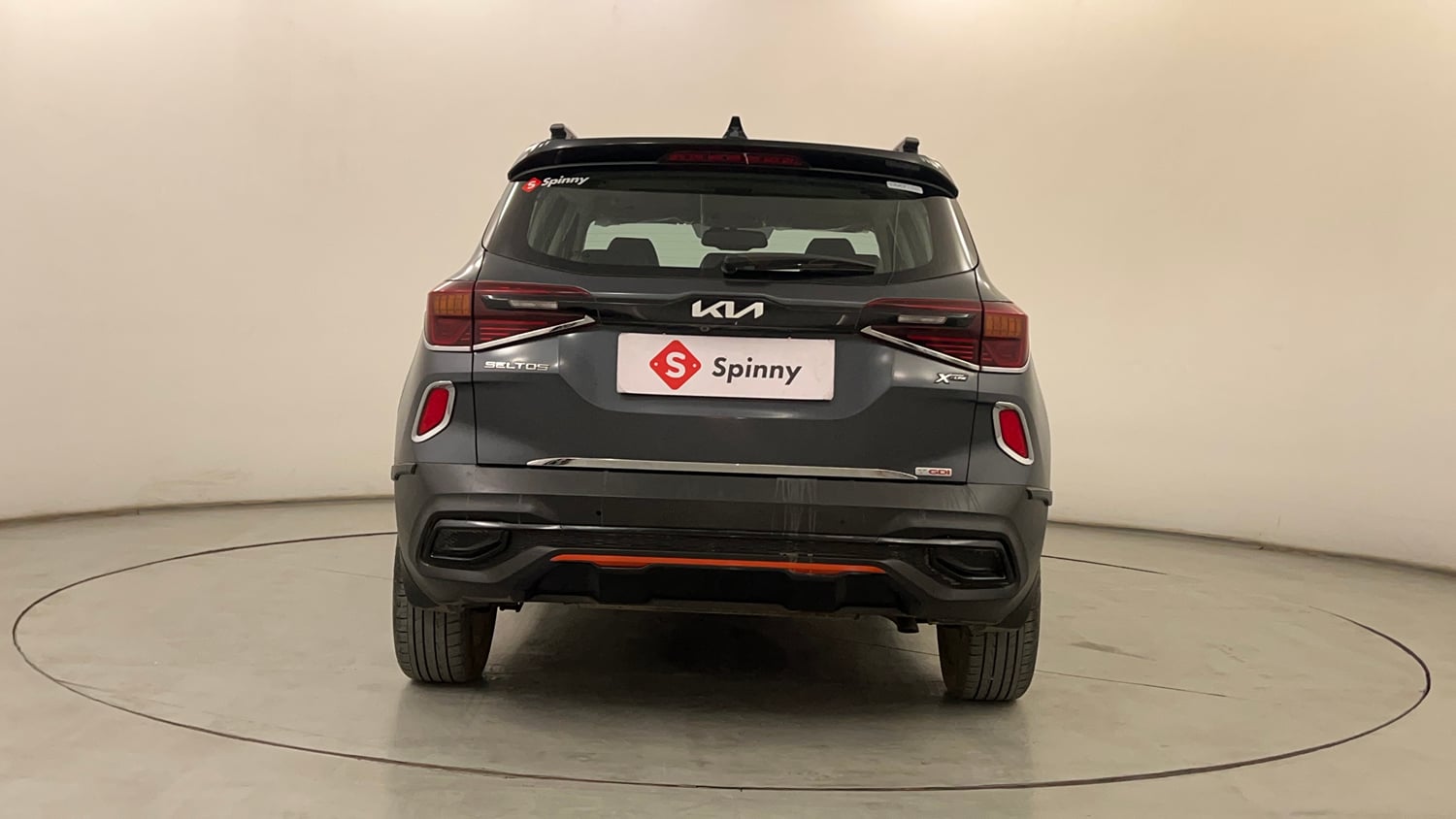 Used 2022 Kia Seltos X Line 1.4 DCT Petrol Automatic exterior BACK VIEW