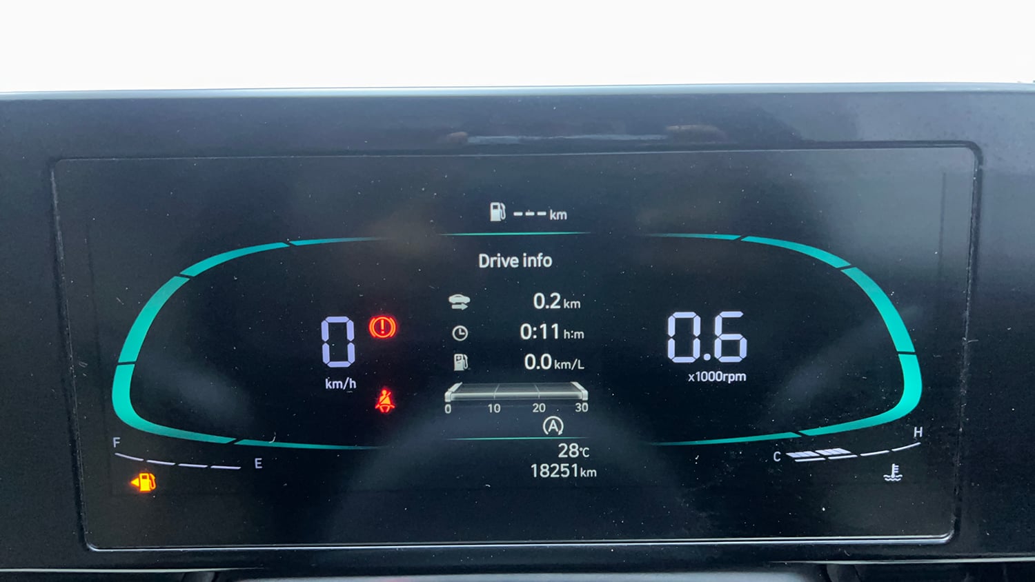 Used 2023 Hyundai Verna SX (O)1.5 MPi Petrol Manual interior CLUSTERMETER VIEW
