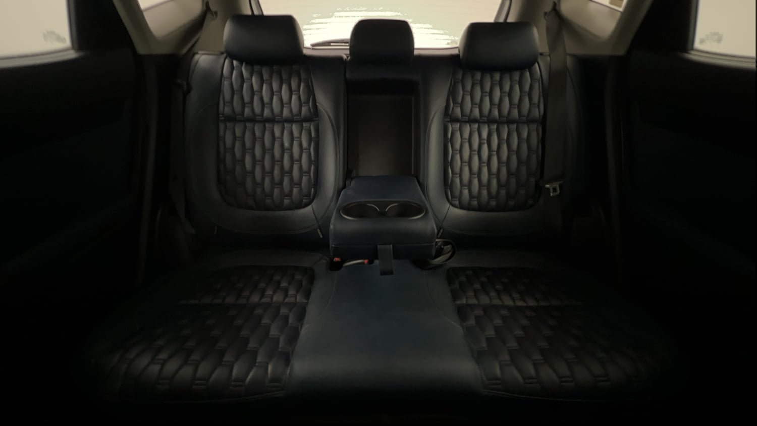 Used 2022 Kia Seltos X Line 1.4 DCT Petrol Automatic interior REAR SEAT CONDITION VIEW