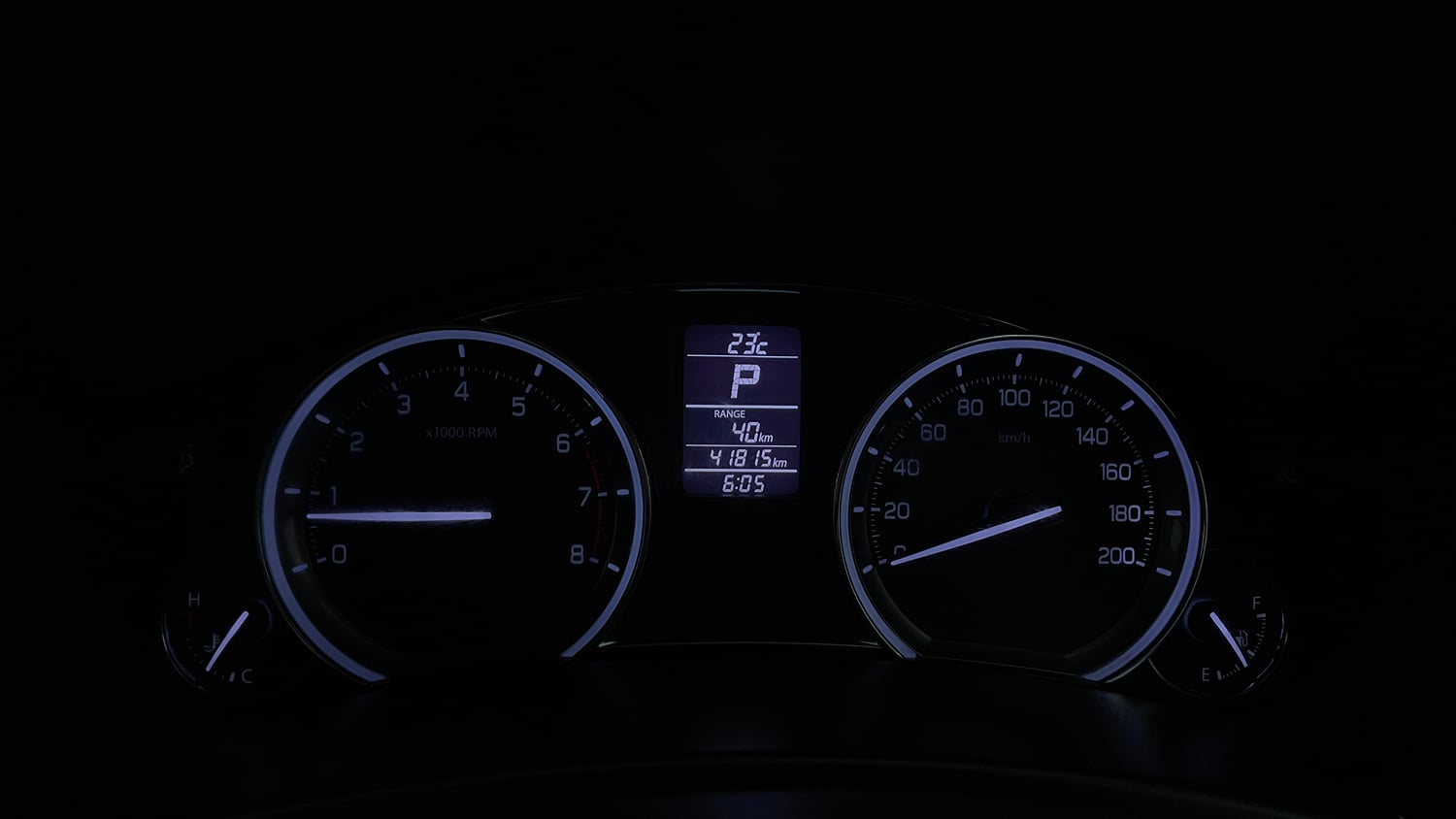Used 2017 Maruti Suzuki Ciaz ZXi  AT Petrol Automatic interior CLUSTERMETER VIEW