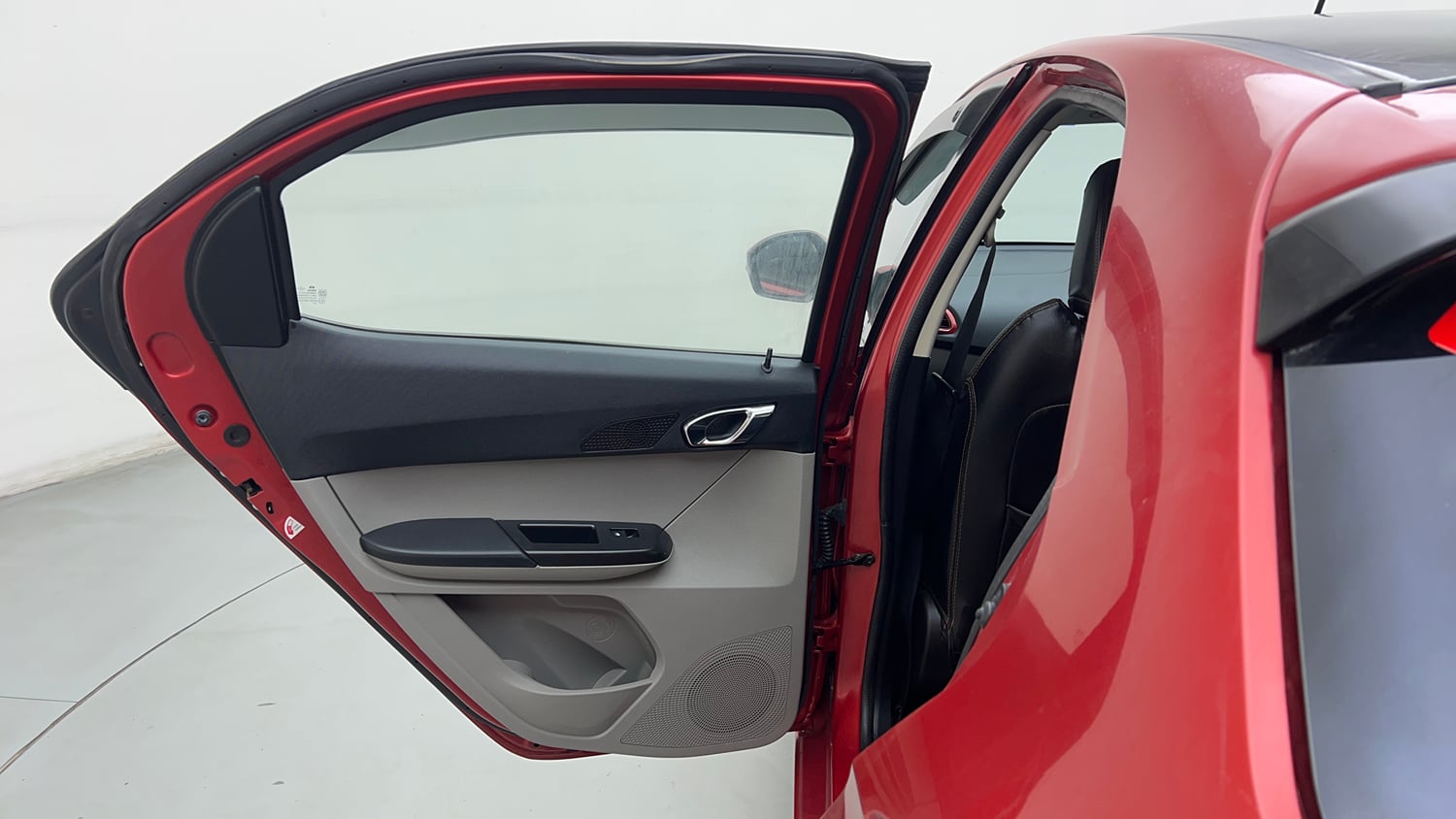 Used 2017 Tata Tiago Revotron XZA Petrol Automatic interior LEFT REAR DOOR OPEN VIEW