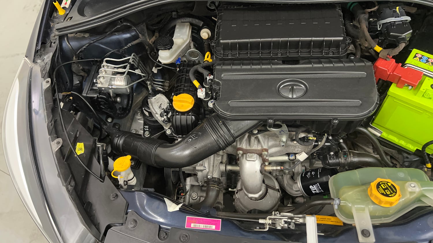 Used 2023 Tata Tigor XZ Plus CNG Cng Manual engine ENGINE RIGHT SIDE VIEW