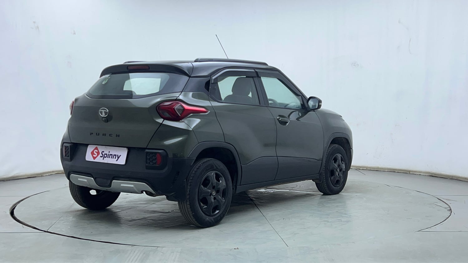 Used 2022 Tata Punch Accomplished AMT Petrol Automatic exterior RIGHT REAR CORNER VIEW