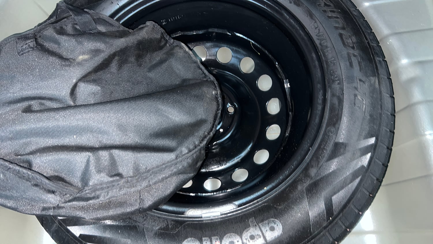 Used 2024 Tata Punch Pure MT Petrol Manual tyres SPARE TYRE VIEW