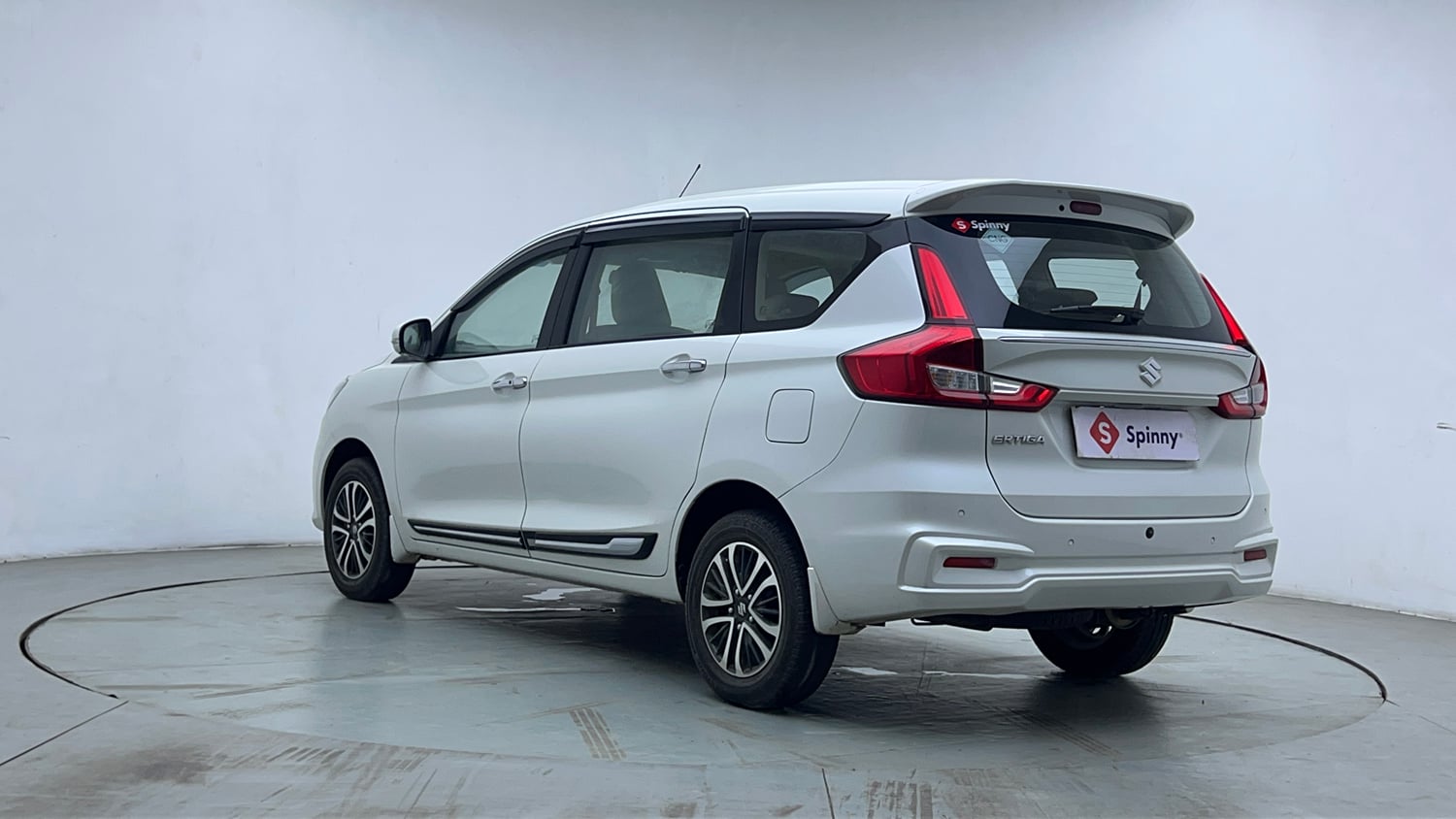 Used 2023 Maruti Suzuki Ertiga ZXi (O) CNG Cng Manual exterior LEFT REAR CORNER VIEW