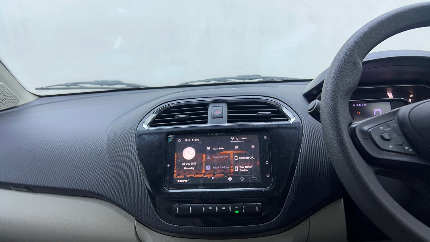 Used 2022 Tata Tiago XZ Plus CNG Cng Manual interior MUSIC SYSTEM & AC CONTROL VIEW