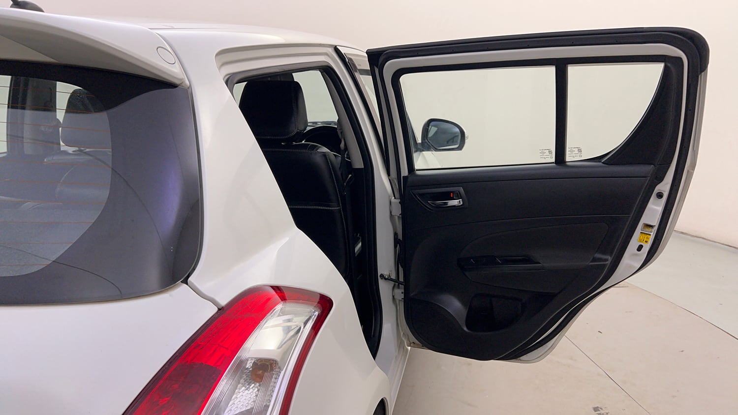 Used 2016 Maruti Suzuki Swift ZXi Petrol Manual interior RIGHT REAR DOOR OPEN VIEW