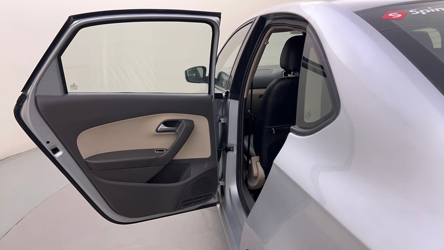 Used 2014 Volkswagen Vento Highline Petrol Petrol Manual interior LEFT REAR DOOR OPEN VIEW
