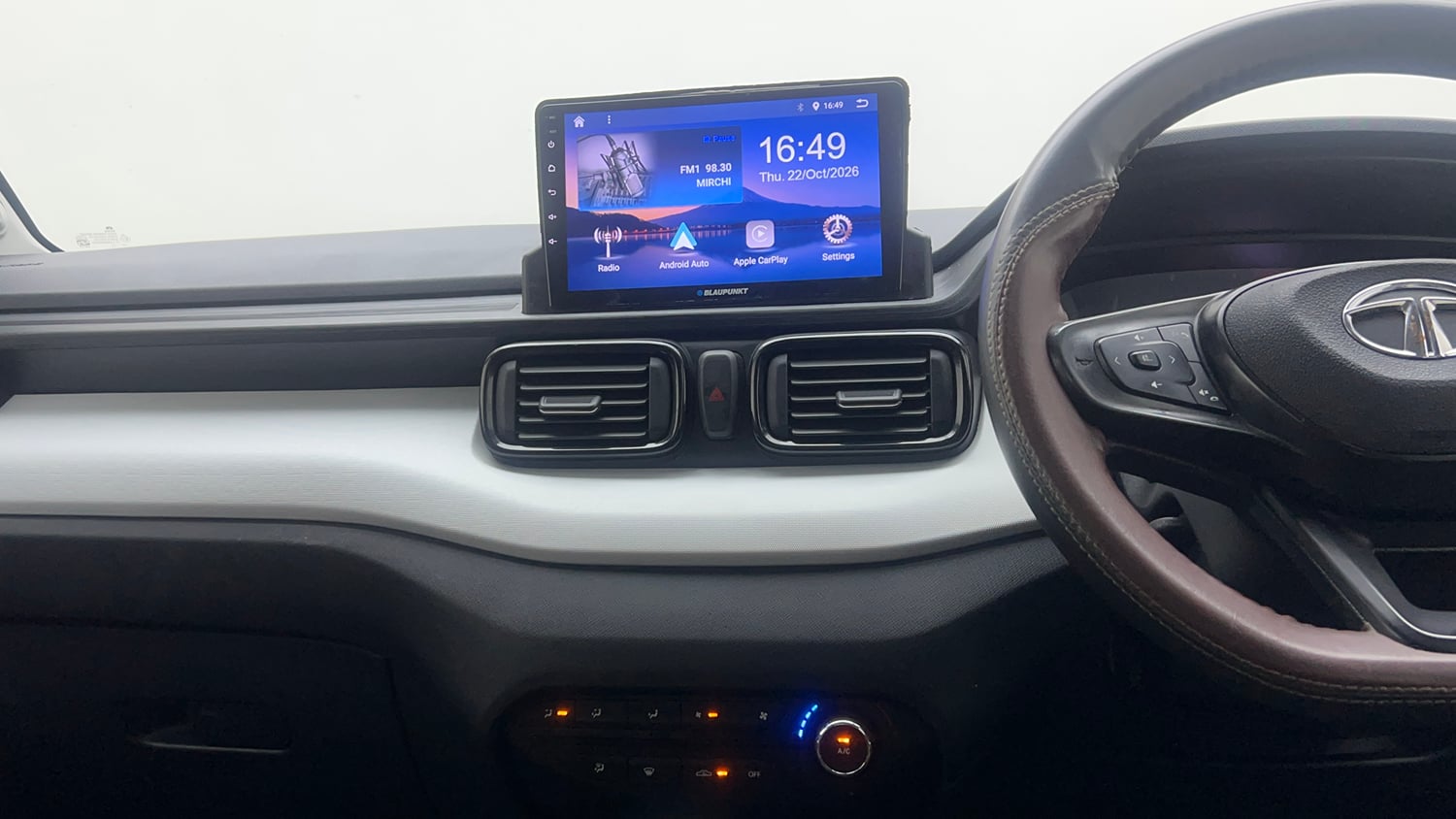 Used 2024 Tata Punch Pure MT Petrol Manual interior MUSIC SYSTEM & AC CONTROL VIEW
