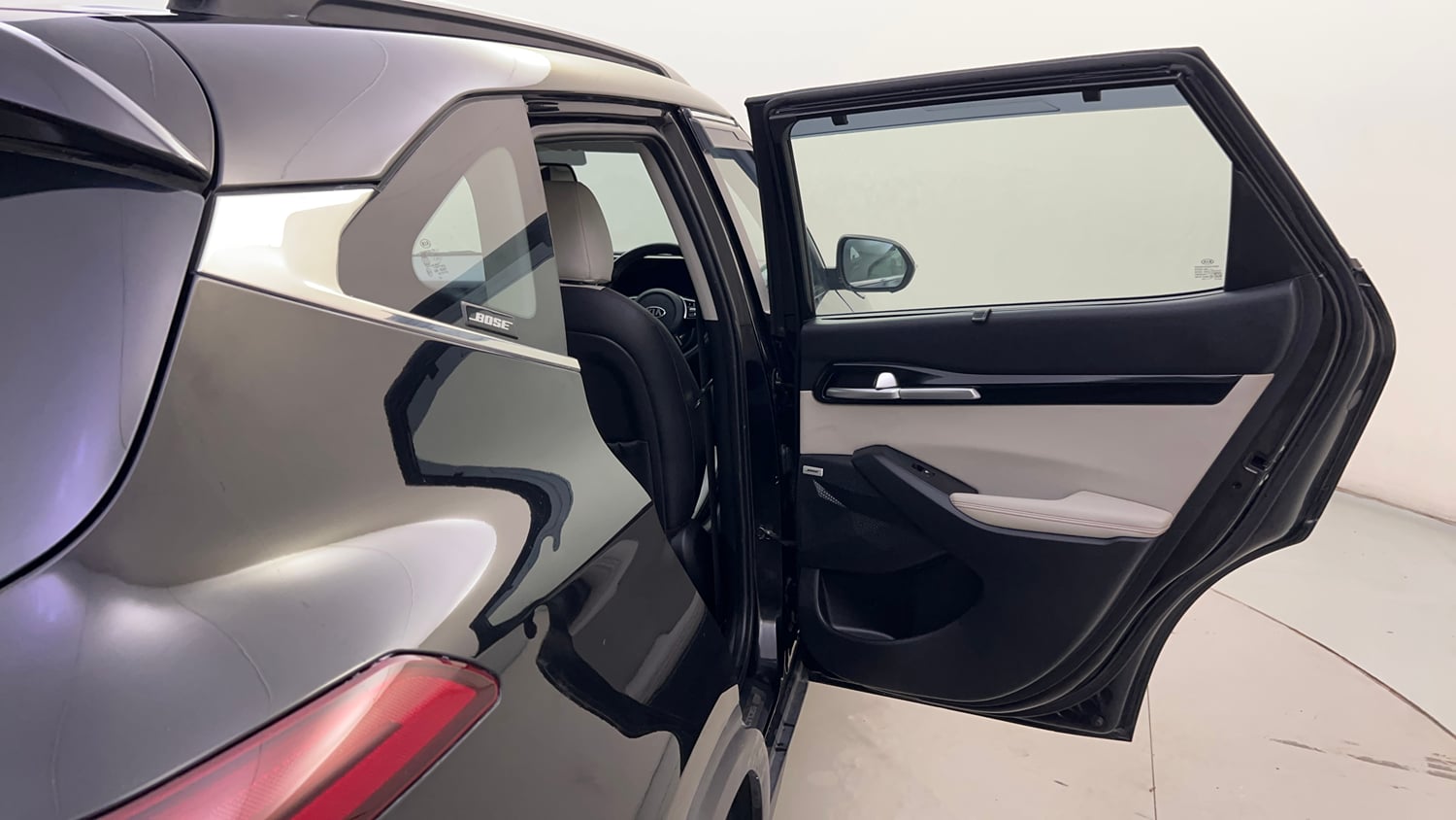 Used 2020 Kia Seltos GTX Plus 1.4 Petrol Manual interior RIGHT REAR DOOR OPEN VIEW