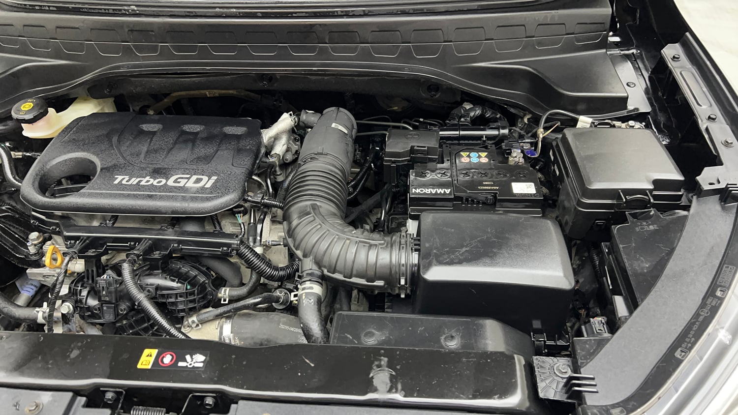 Used 2023 Kia Sonet HTX 1.0 Turbo Petrol DCT Petrol Automatic engine ENGINE LEFT SIDE VIEW