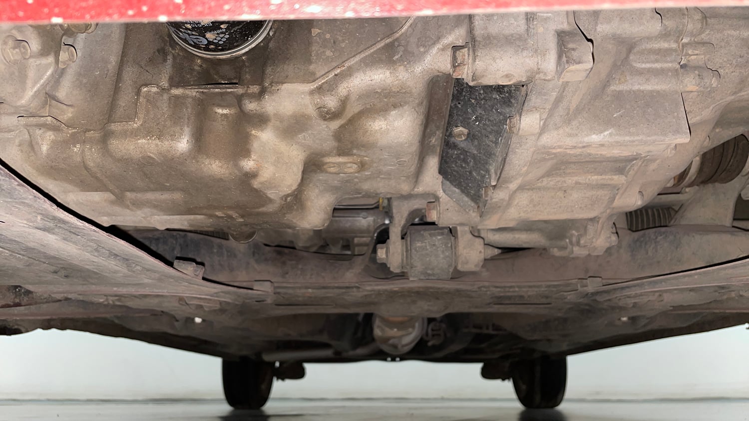 Used 2014 Honda Brio S MT Petrol Manual extra FRONT LEFT UNDERBODY VIEW