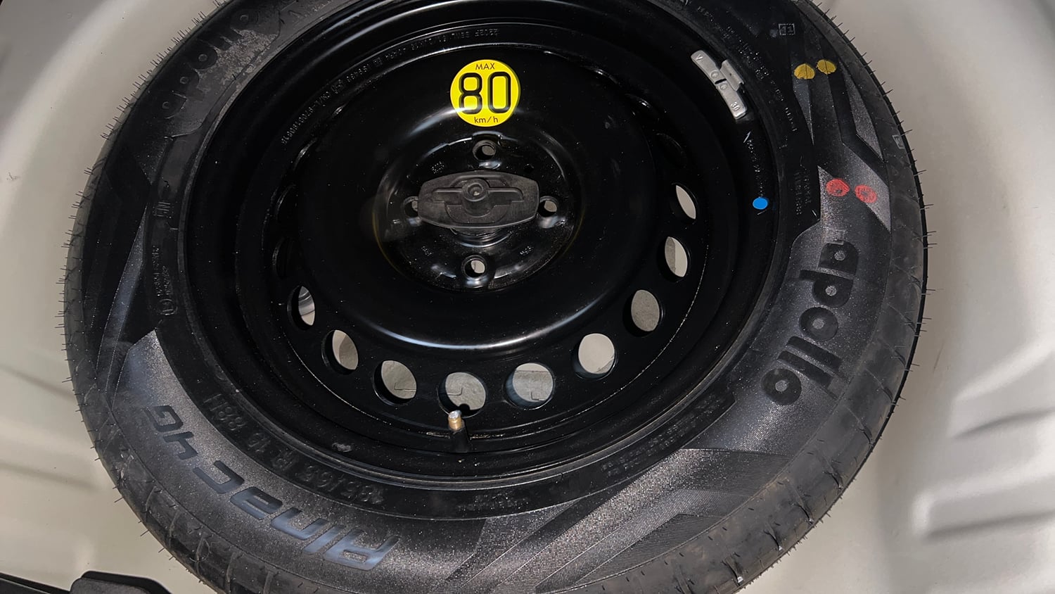 Used 2022 Maruti Suzuki Baleno Zeta MT Petrol Manual tyres SPARE TYRE VIEW