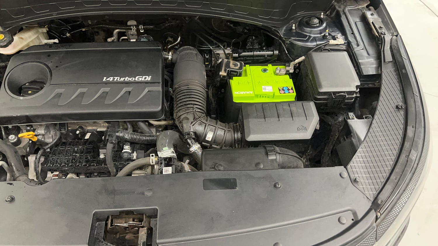 Used 2022 Kia Seltos X Line 1.4 DCT Petrol Automatic engine ENGINE LEFT SIDE VIEW