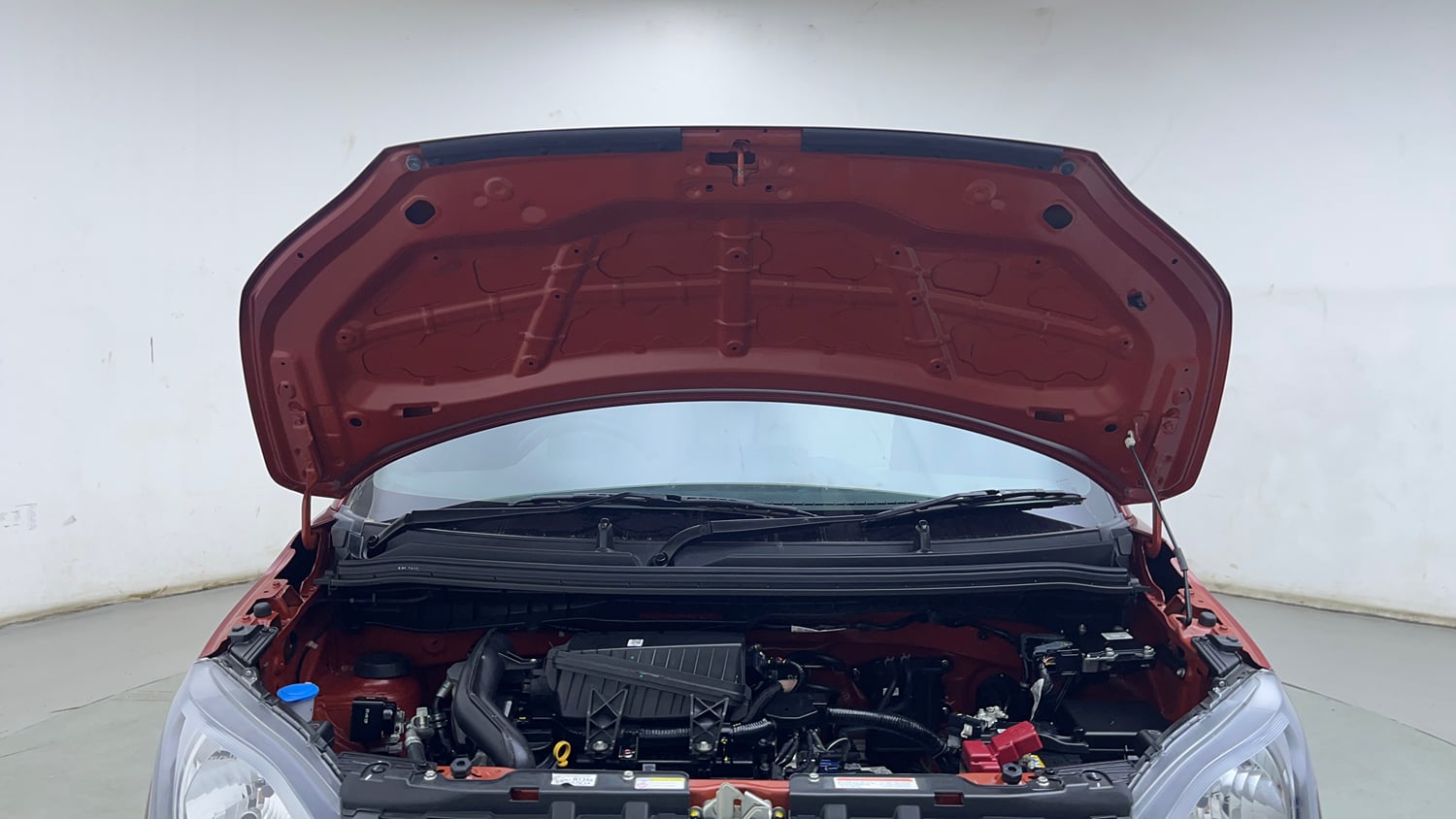 Used 2026 Maruti Suzuki Wagon R VXI 1.0 AGS Petrol Automatic engine ENGINE & BONNET OPEN FRONT VIEW