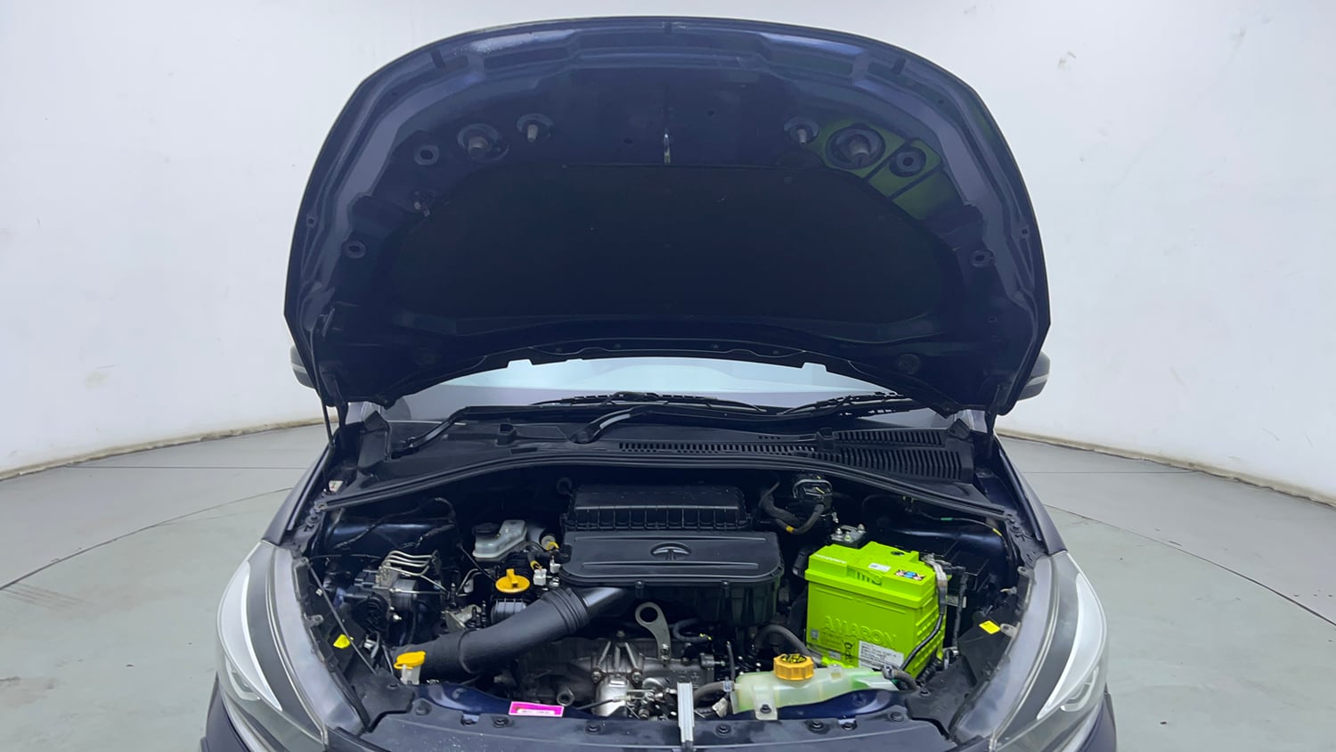 Used 2023 Tata Tigor XZ Plus Petrol Manual engine ENGINE & BONNET OPEN FRONT VIEW