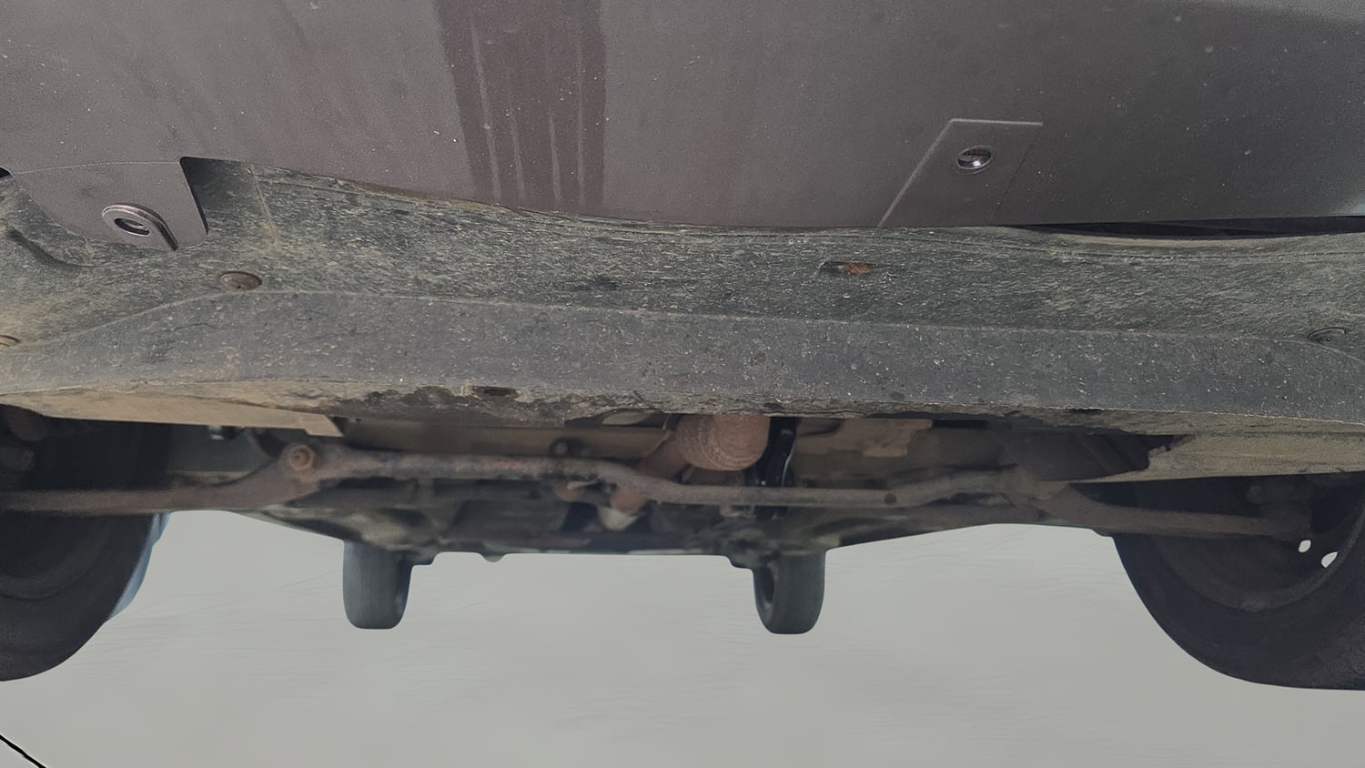 Used 2019 Tata Tiago Revotron XT Petrol Manual extra FRONT LEFT UNDERBODY VIEW