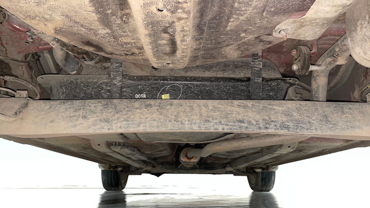 Used 2021 Hyundai Grand i10 Nios Asta AMT 1.2 Kappa VTVT Petrol Automatic extra REAR UNDERBODY VIEW (TAKEN FROM REAR)