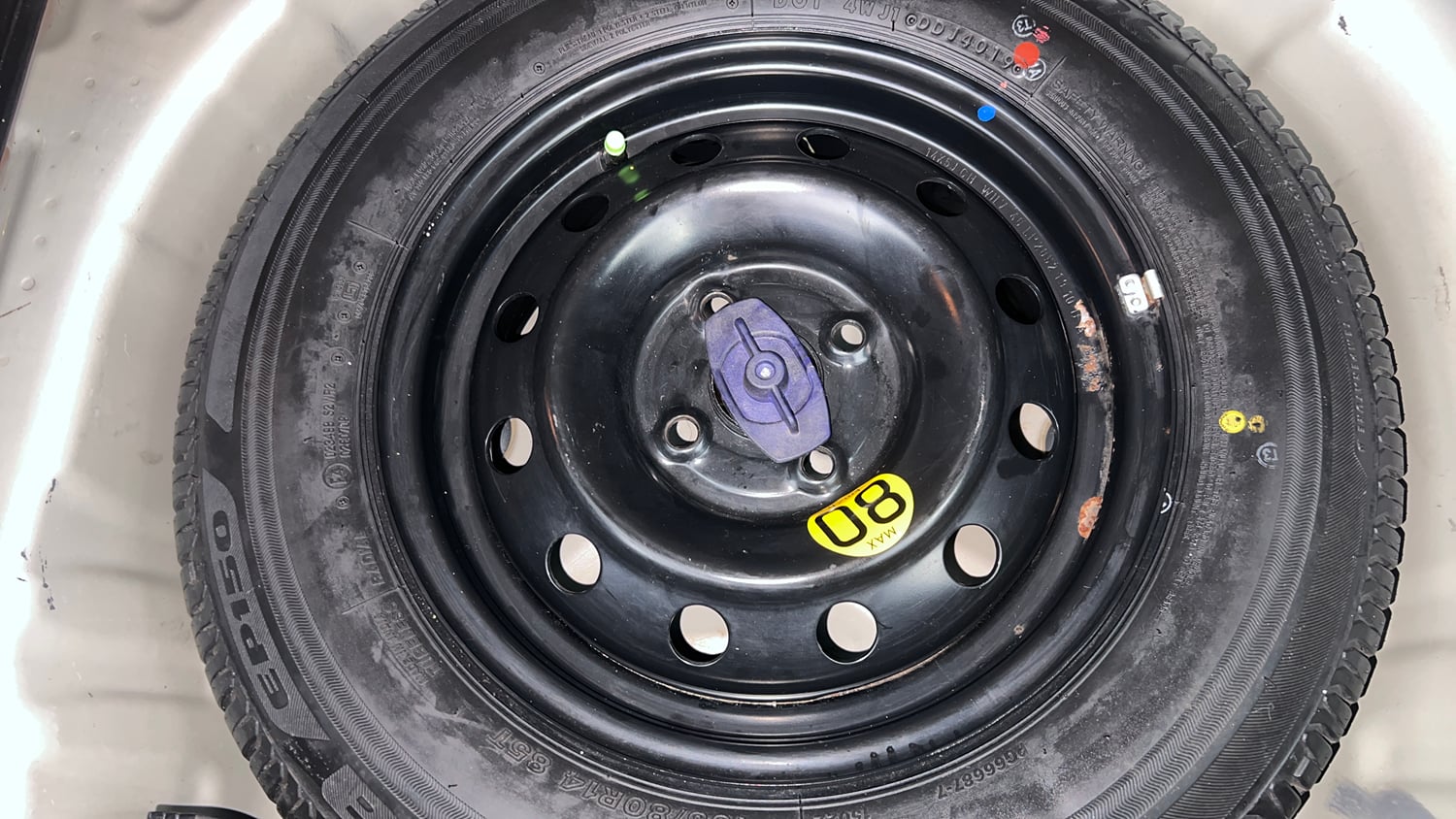 Used 2020 Maruti Suzuki Swift ZXi Plus AMT Petrol Automatic tyres SPARE TYRE VIEW