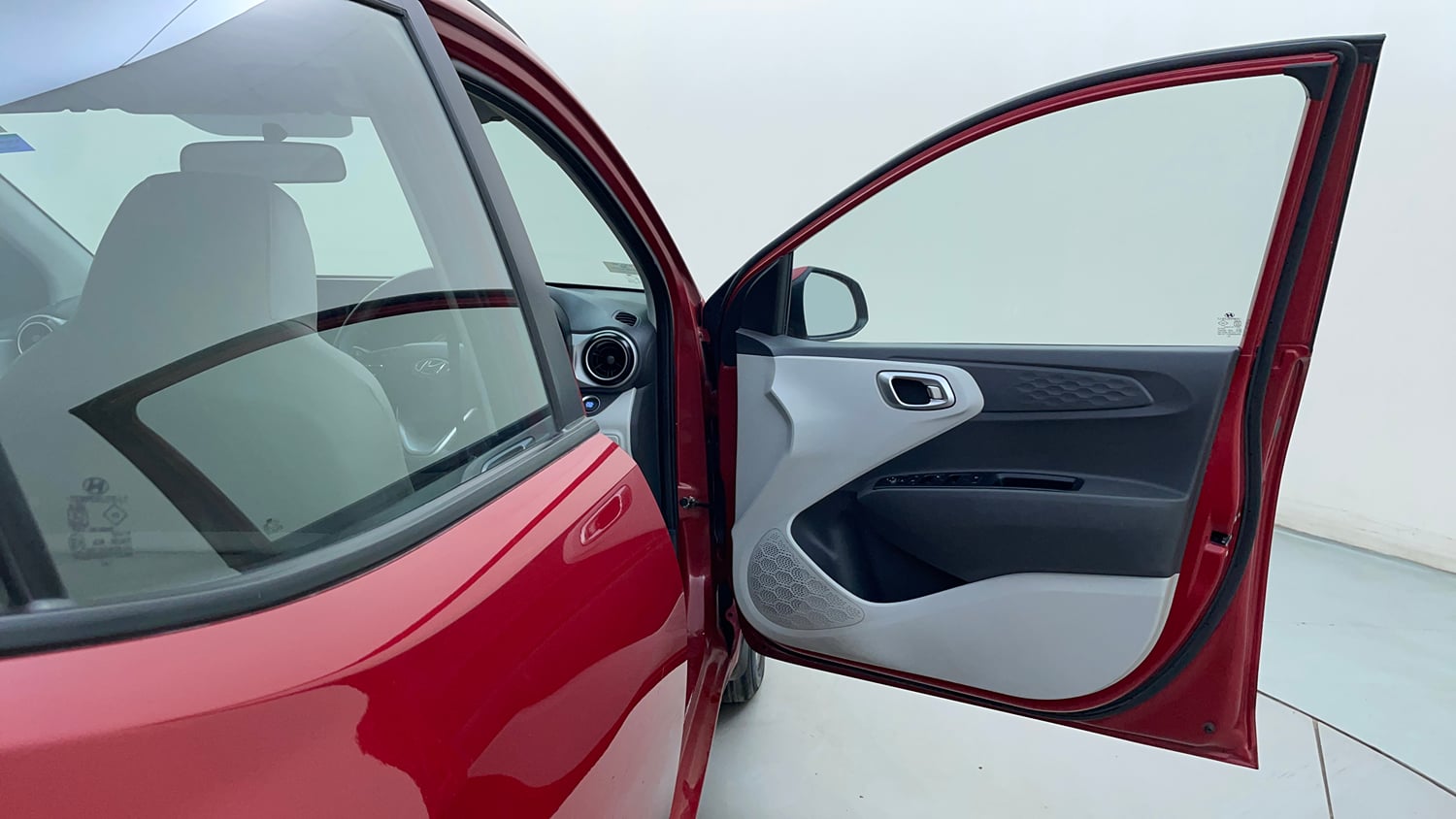Used 2021 Hyundai Grand i10 Nios Asta AMT 1.2 Kappa VTVT Petrol Automatic interior RIGHT FRONT DOOR OPEN VIEW