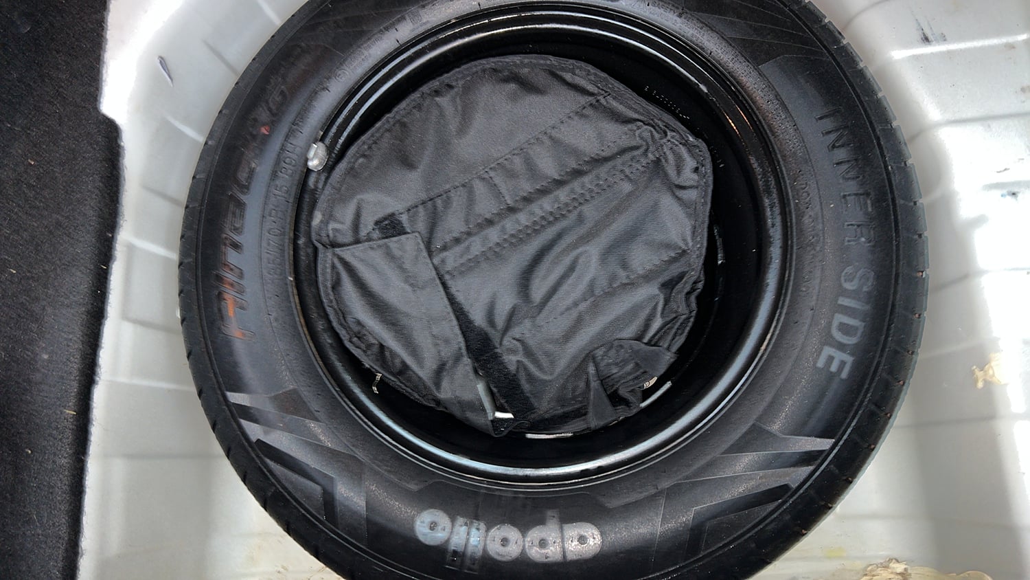 Used 2023 Tata Punch Accomplished AMT Petrol Automatic tyres SPARE TYRE VIEW