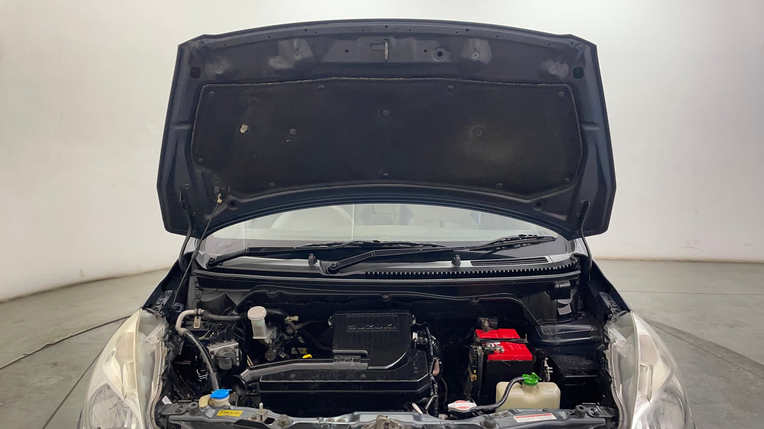 Used 2016 Maruti Suzuki Ertiga VXI AT Petrol Automatic engine ENGINE & BONNET OPEN FRONT VIEW