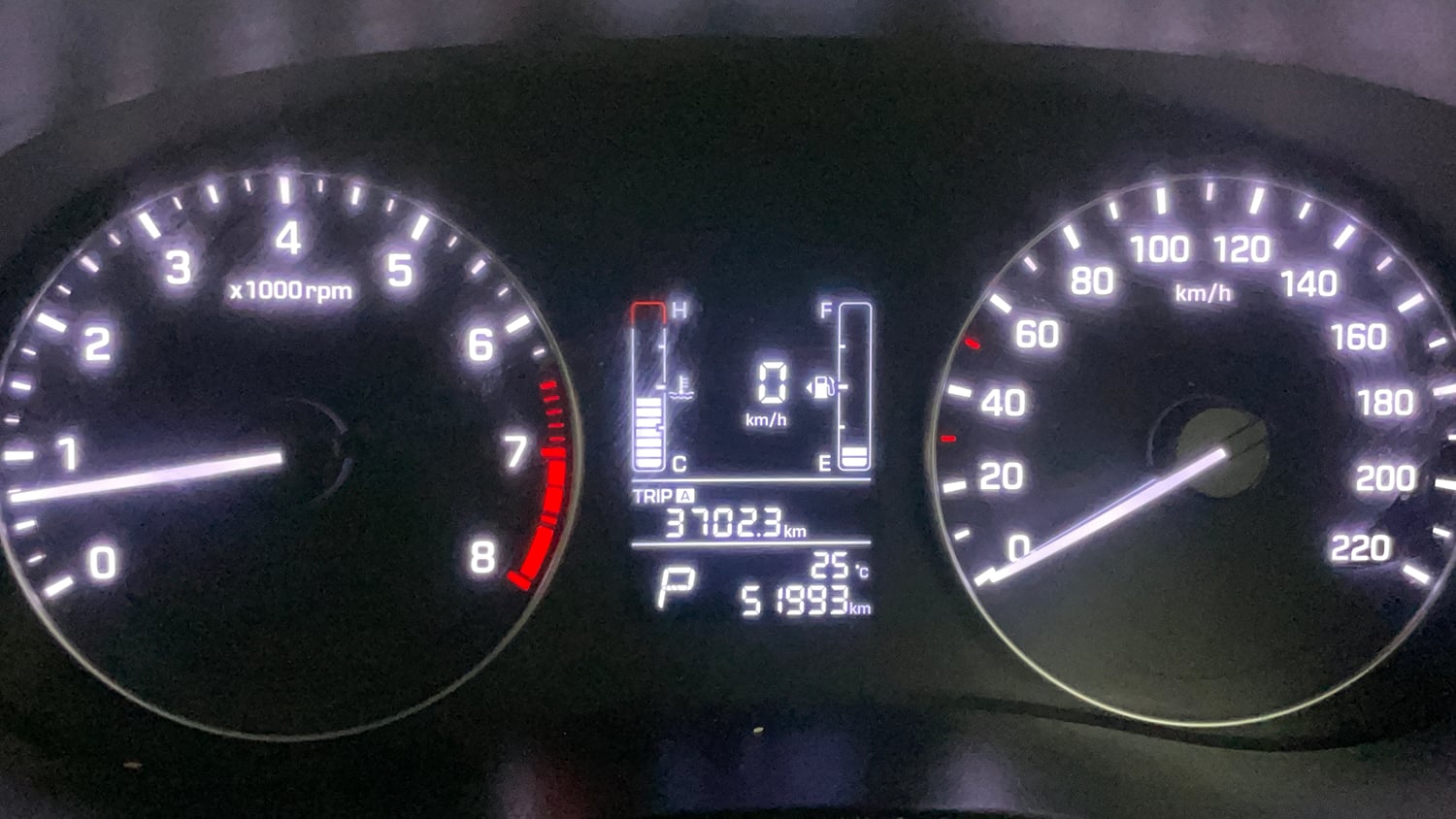 Used 2019 Hyundai Creta SX 1.6 AT Petrol Petrol Automatic interior CLUSTERMETER VIEW