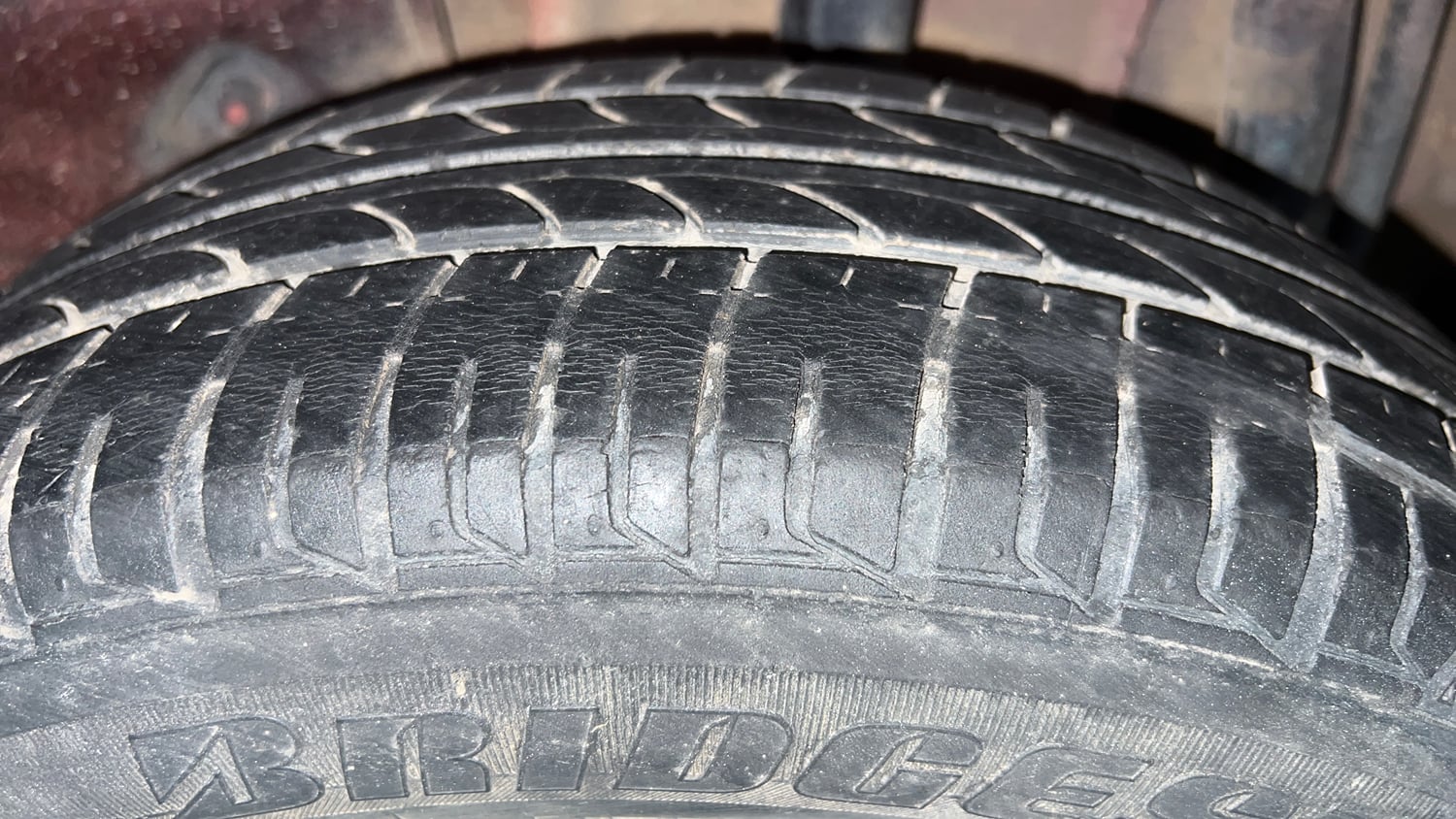 Used 2017 Tata Tiago Revotron XZA Petrol Automatic tyres LEFT REAR TYRE TREAD VIEW