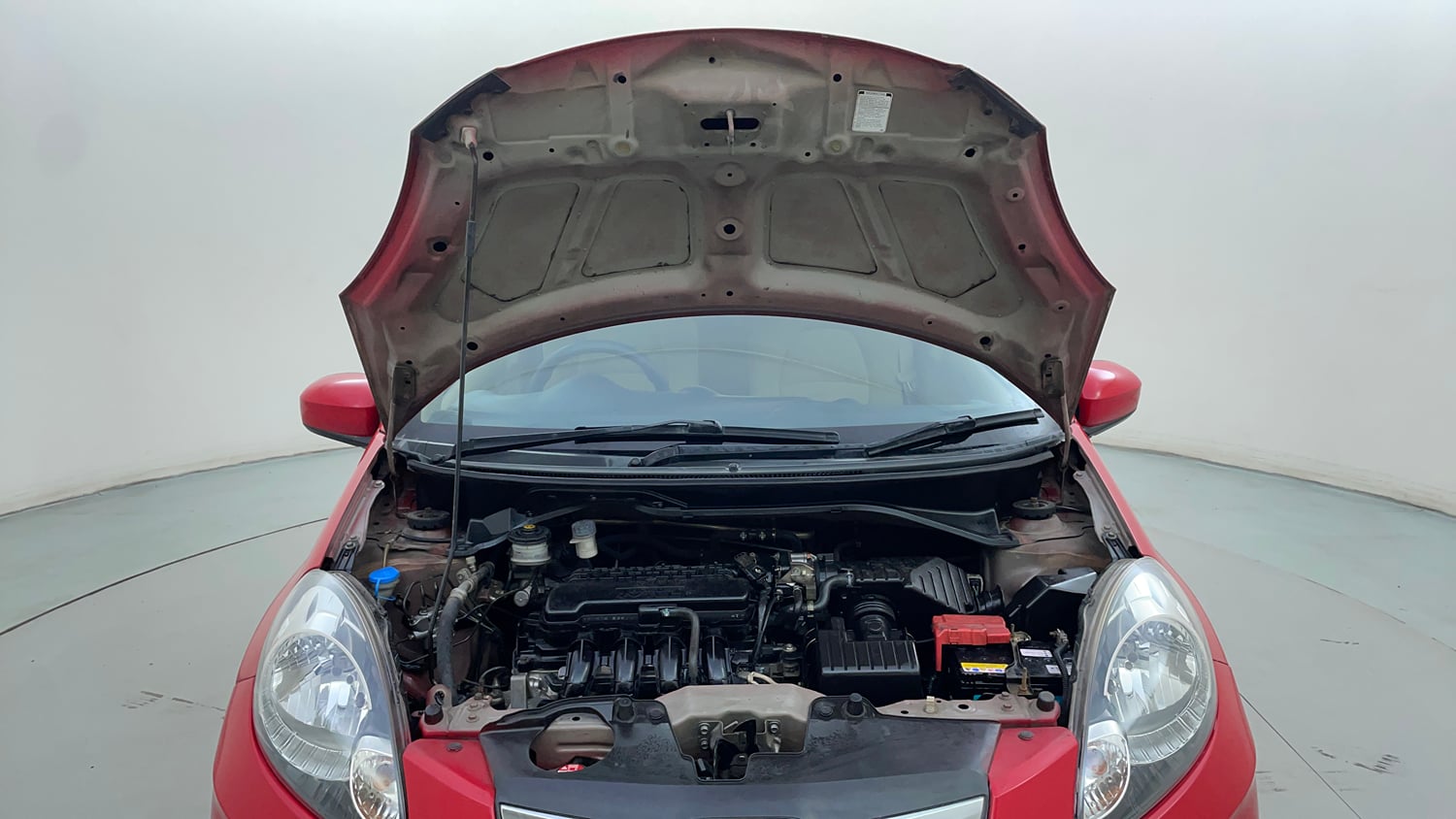 Used 2014 Honda Brio S MT Petrol Manual engine ENGINE & BONNET OPEN FRONT VIEW