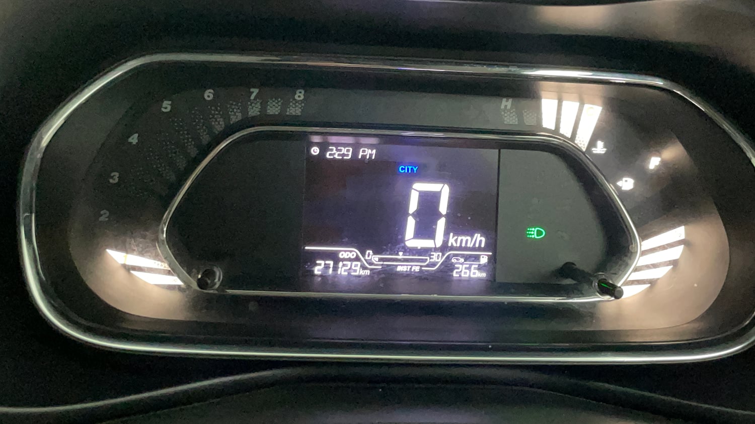 Used 2023 Tata Nexon XZ Plus Petrol Manual interior CLUSTERMETER VIEW