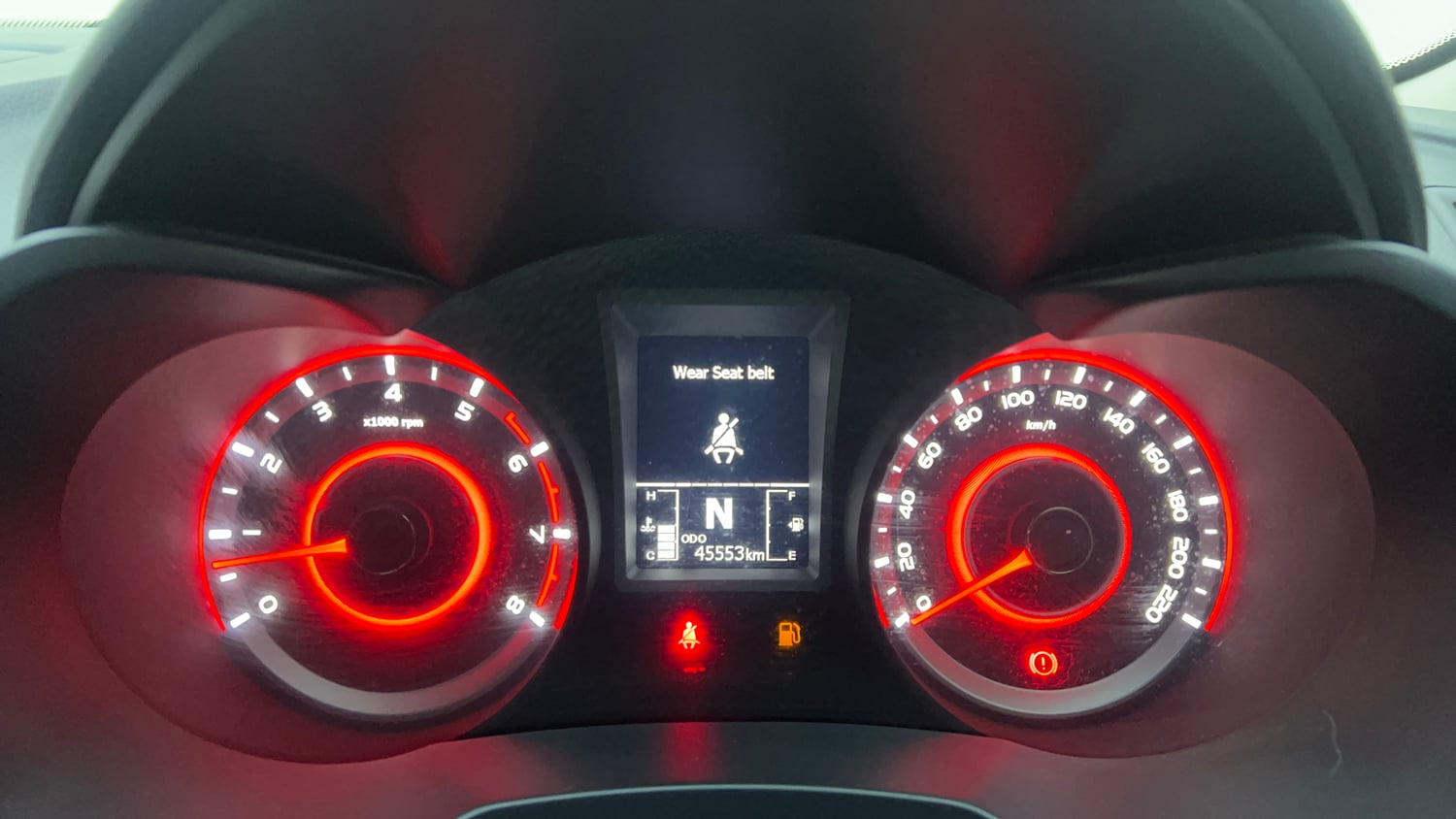 Used 2021 Mahindra XUV 300 W8 (O) 1.2 Petrol AMT Petrol Automatic interior CLUSTERMETER VIEW
