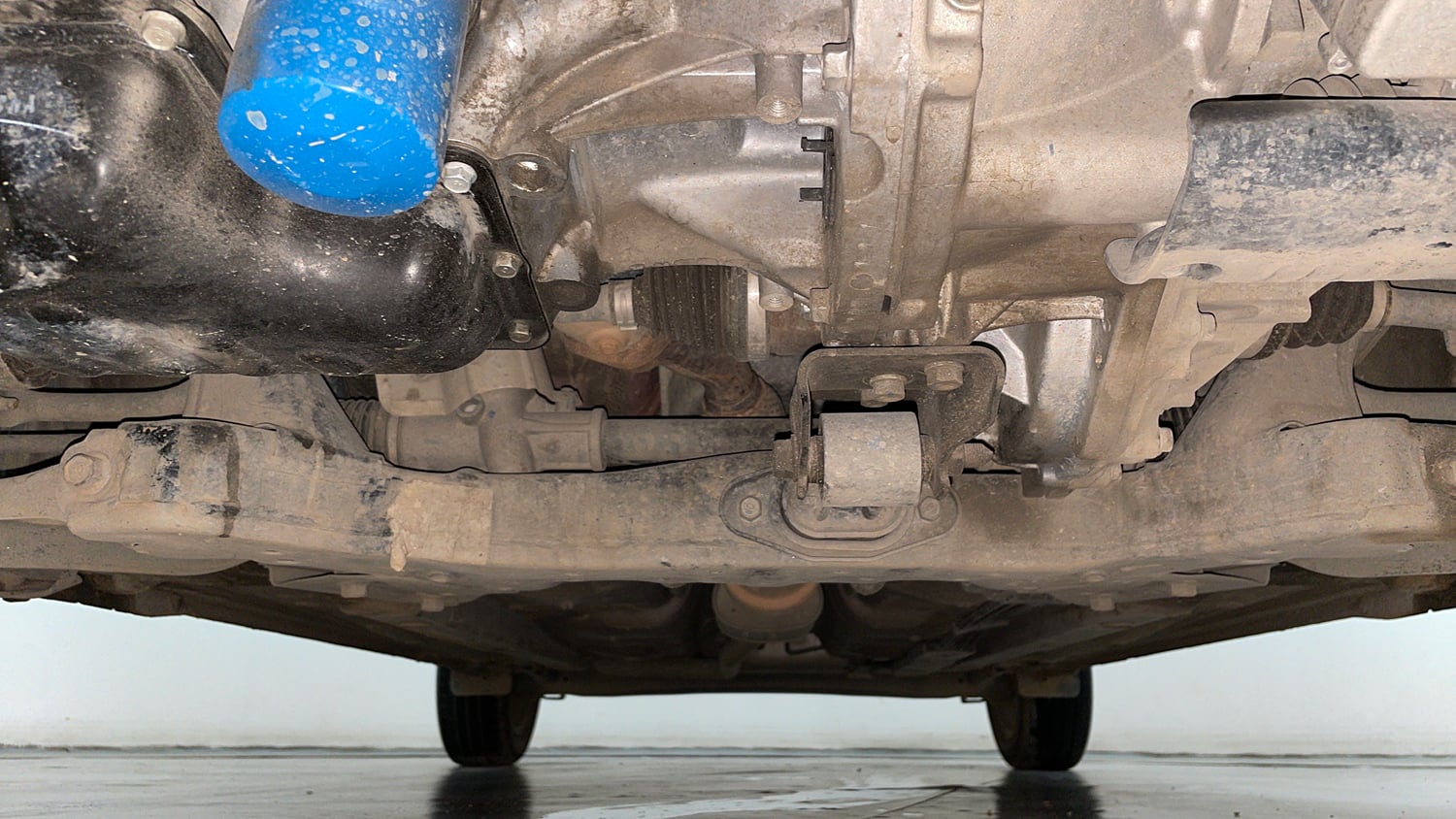 Used 2021 Hyundai Grand i10 Nios Asta AMT 1.2 Kappa VTVT Petrol Automatic extra FRONT LEFT UNDERBODY VIEW