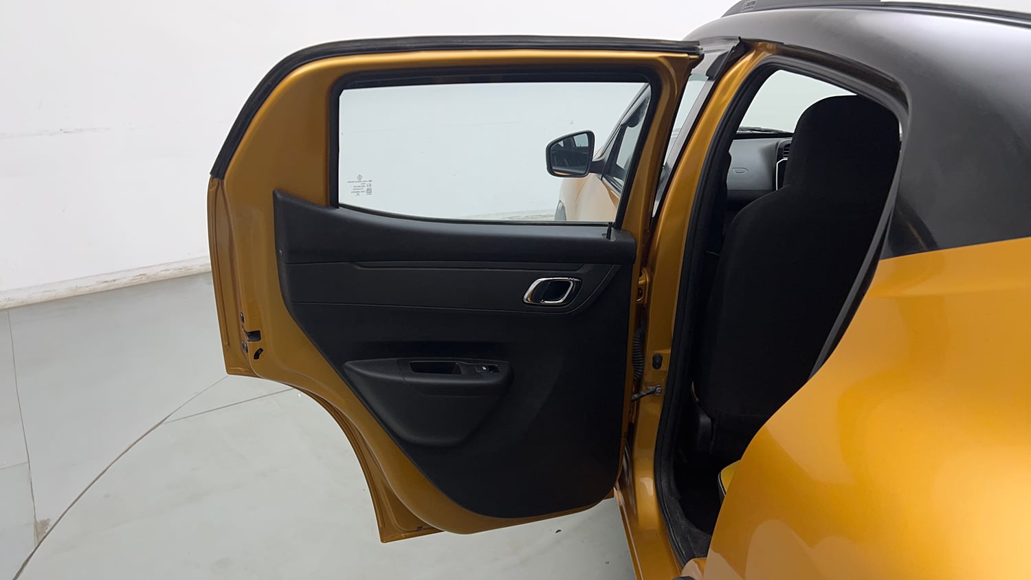 Used 2022 Renault Kwid CLIMBER AMT Petrol Automatic interior LEFT REAR DOOR OPEN VIEW